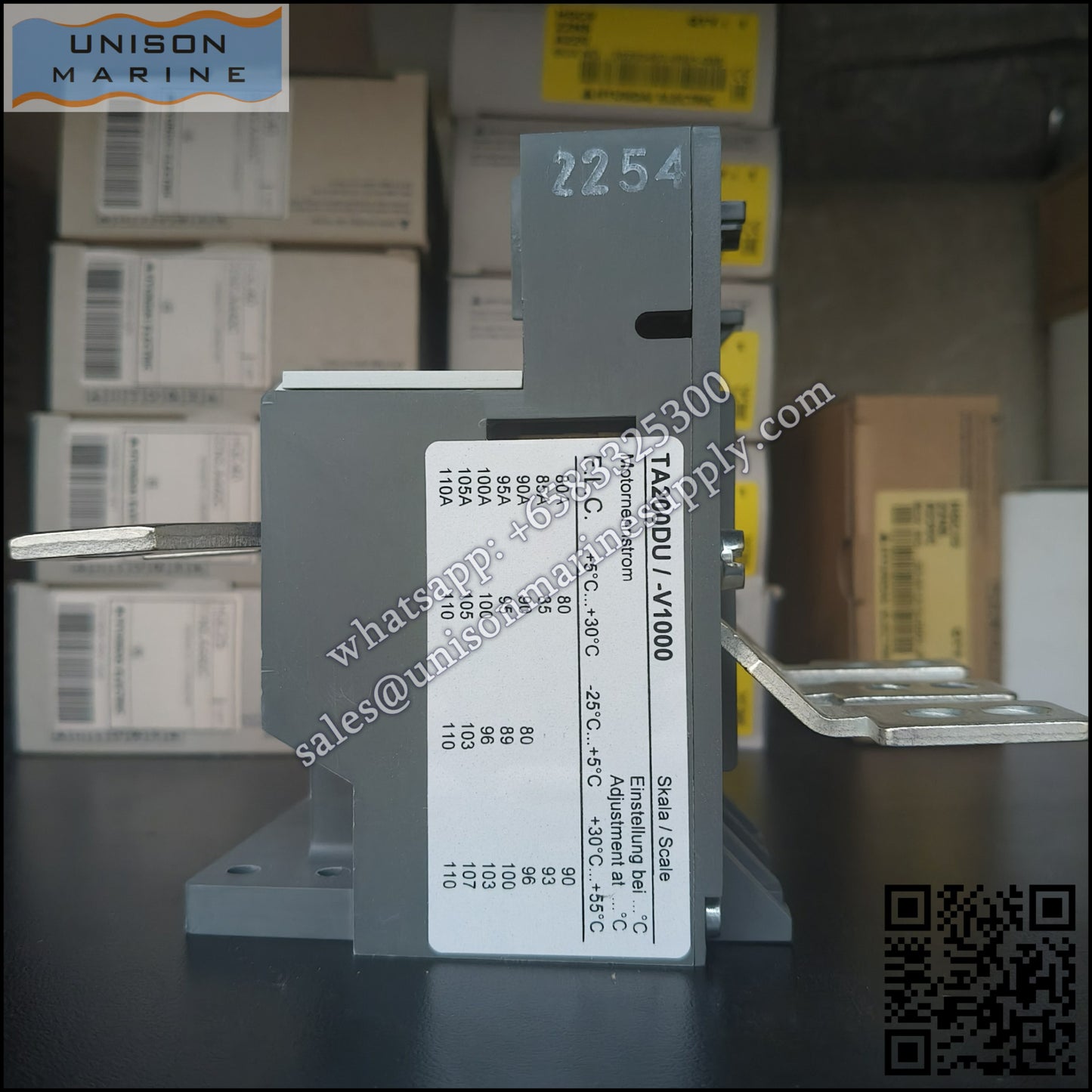 ABB Thermal Overload Relay 1 NO/1 NC:TA200DU-110（80...110A）,1SAZ421201R1002