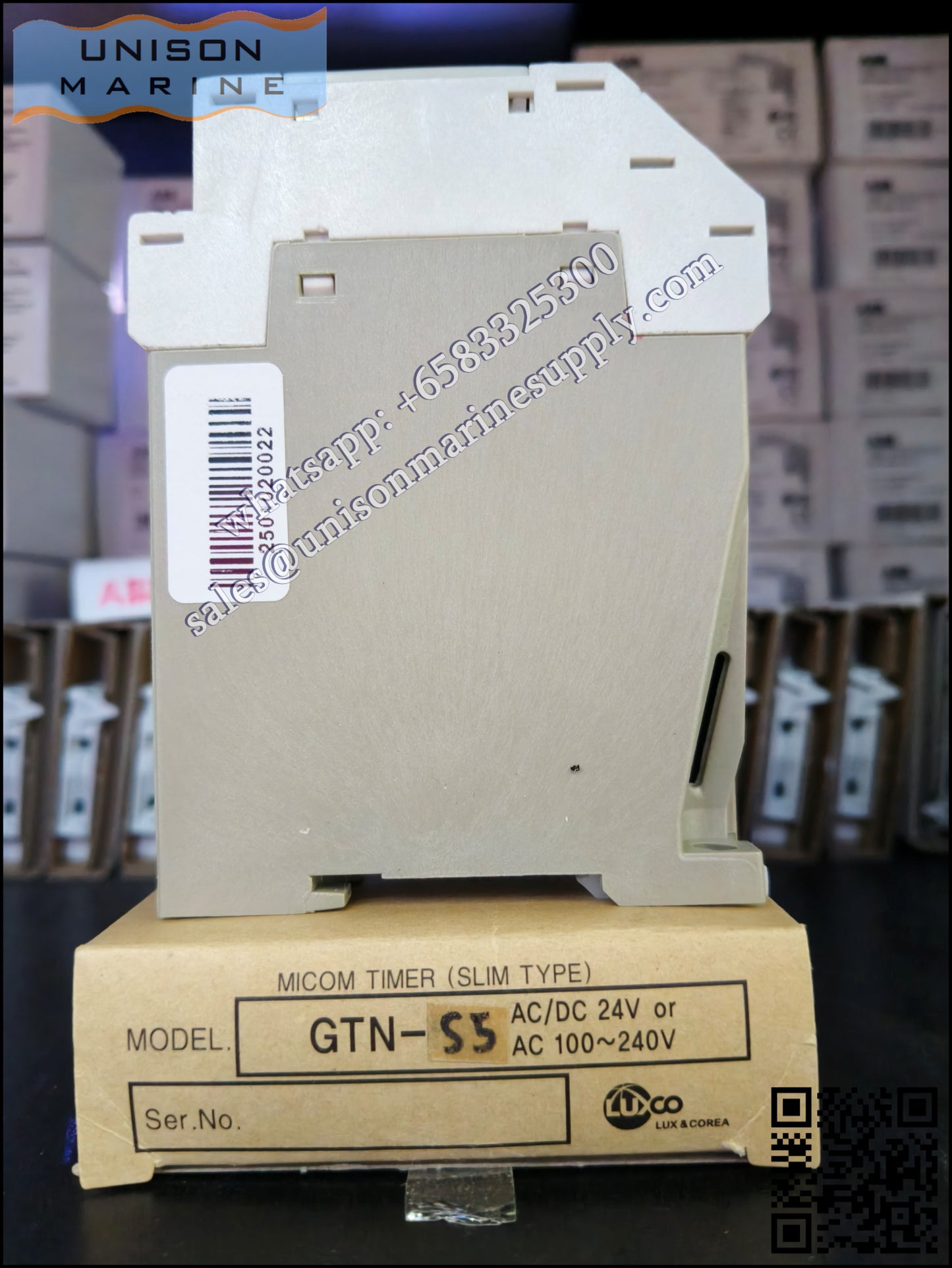 Westronics （LUXCO）Marine Slim Timer : GTN-S5, AC100-240V;24VAC/DC