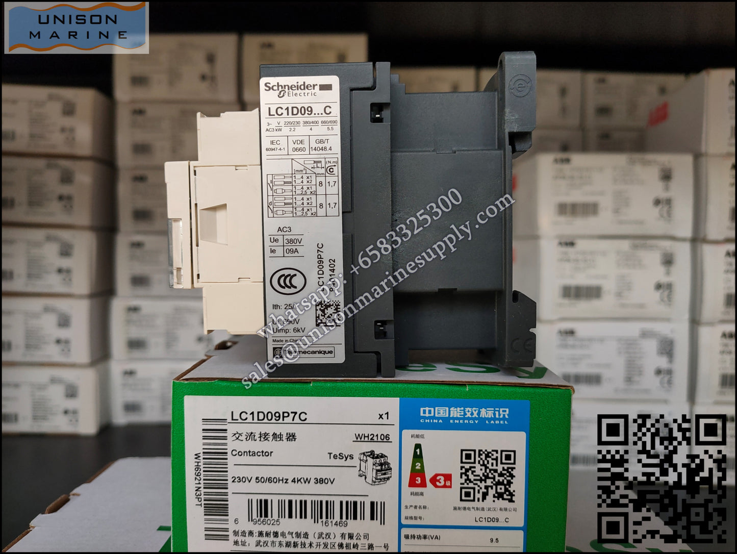 Schneider TeSys Deca Contactors : LC1D09P7C