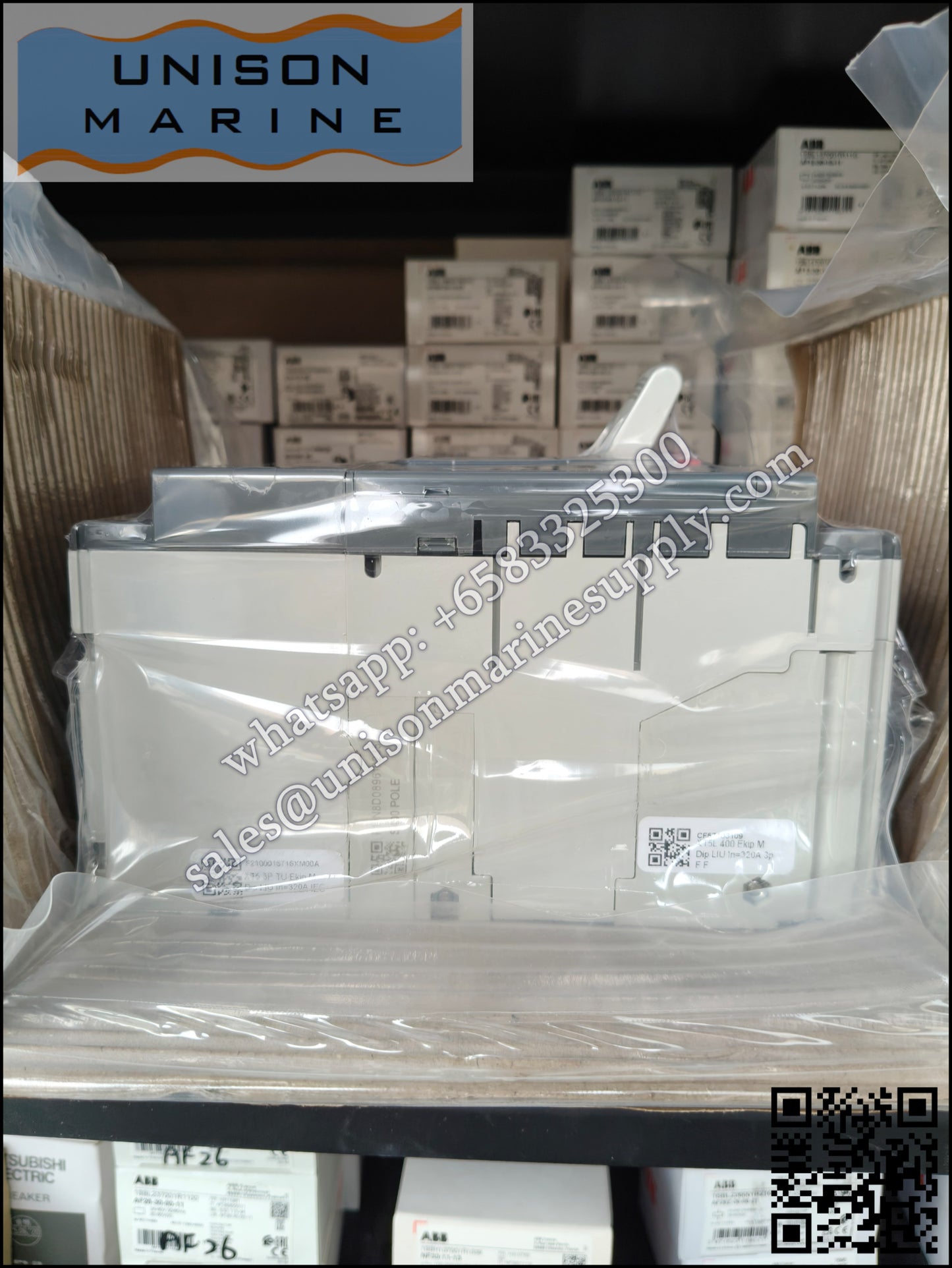ABB SACE Tmax XT Circuit Breakers: XT5L 400 Ekip M Dip LIU In=320A 3p F F,2TFC000375R1001