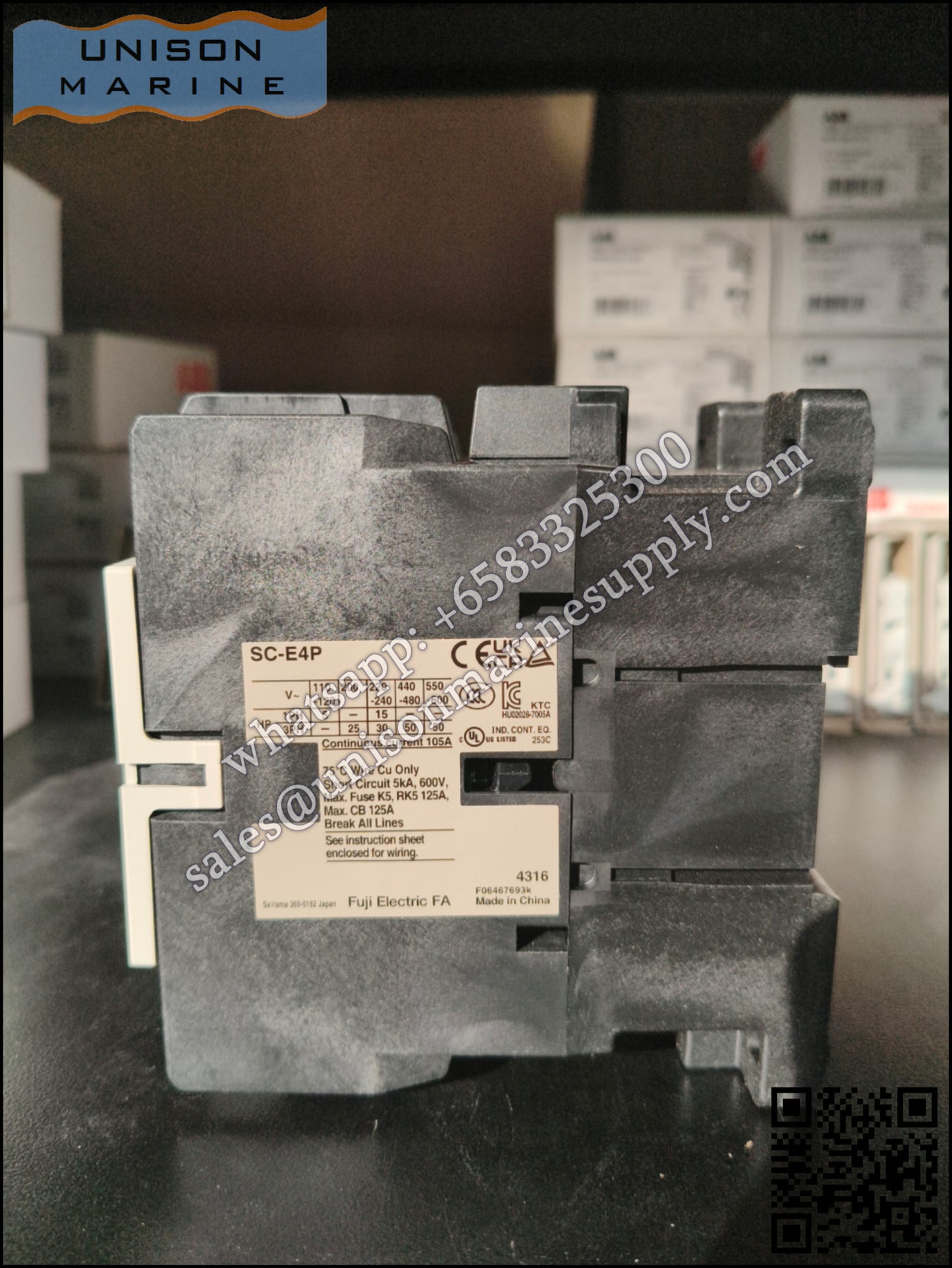 FUJI Magnetic Contactors: SC-E4P