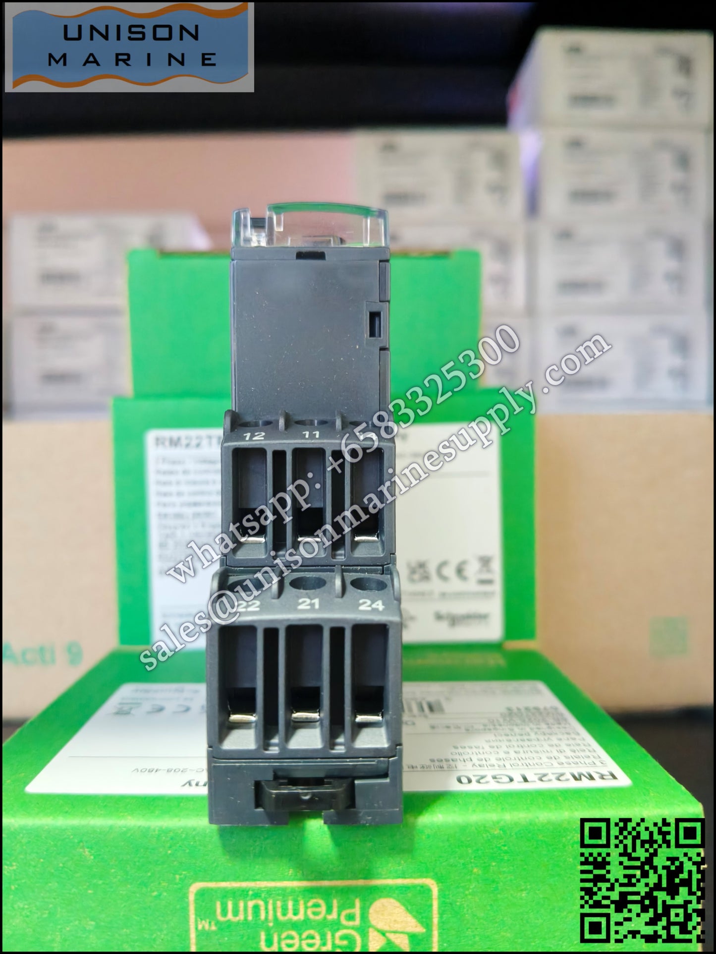 Schneider Harmony Control Relays: RM22TR33, 5A / 2CO / 380-480Vac