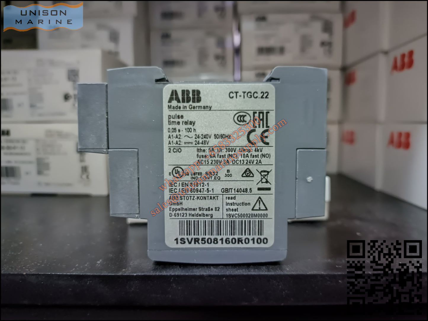 ABB Electronic Time Relay CT-TGC.22, 1SVR508160R0100