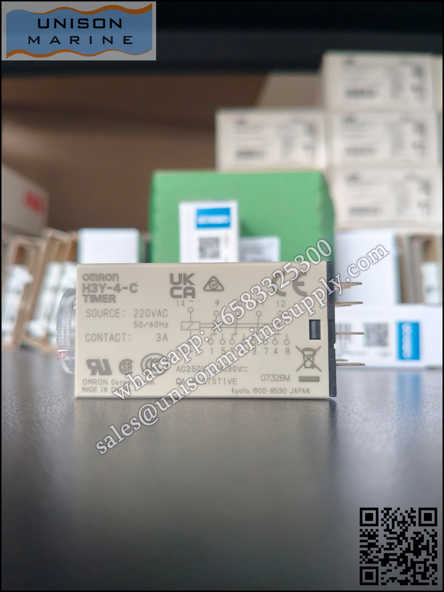 Omron Solid-state Timer: H3Y-C, AC220V 60S