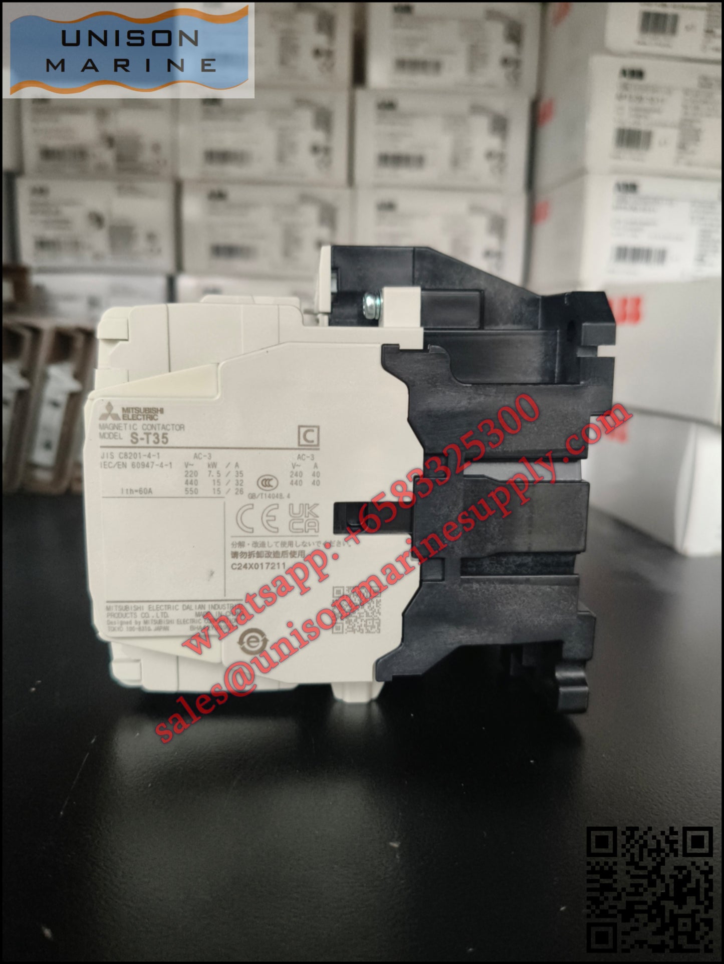 MITSUBISHI Magnetic Contactors: S-T35,2NO+2NC AC100-110V