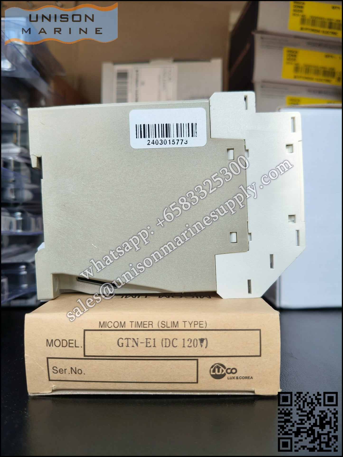 Westronics （LUXCO）Marine Slim Timer : GTN-E1, 120VDC