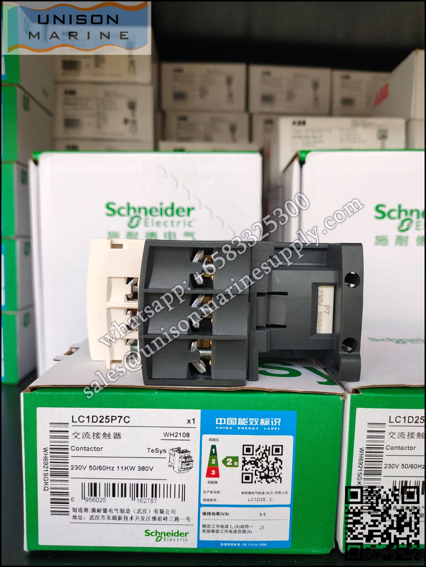 Schneider TeSys Deca Contactors : LC1D25P7C