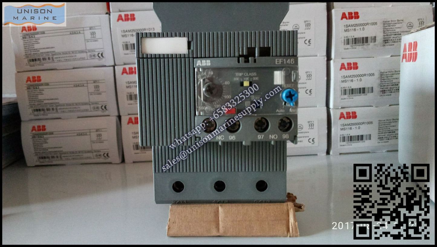 ABB electronic overload relays:EF146-150（54...150A）,1SAX351001R1101
