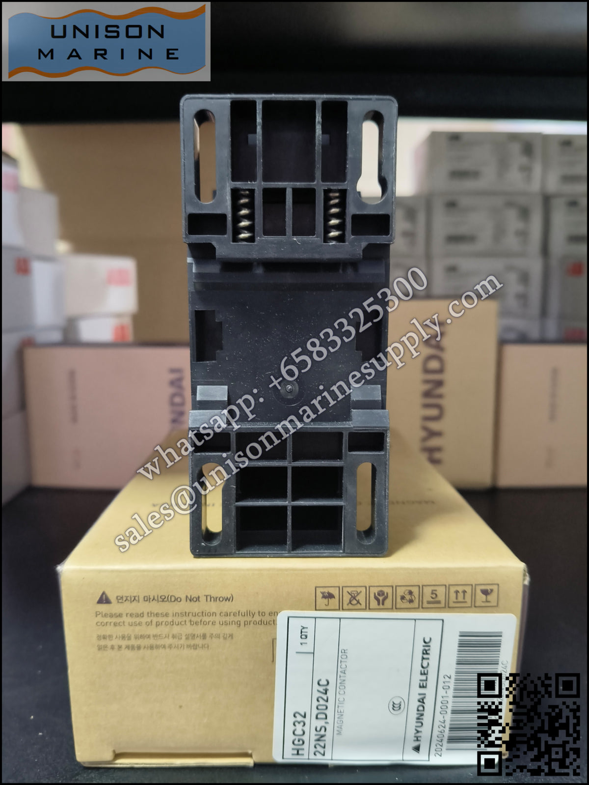 Hyundai Marine Magnetic Contactors: HGC32 22NS D024