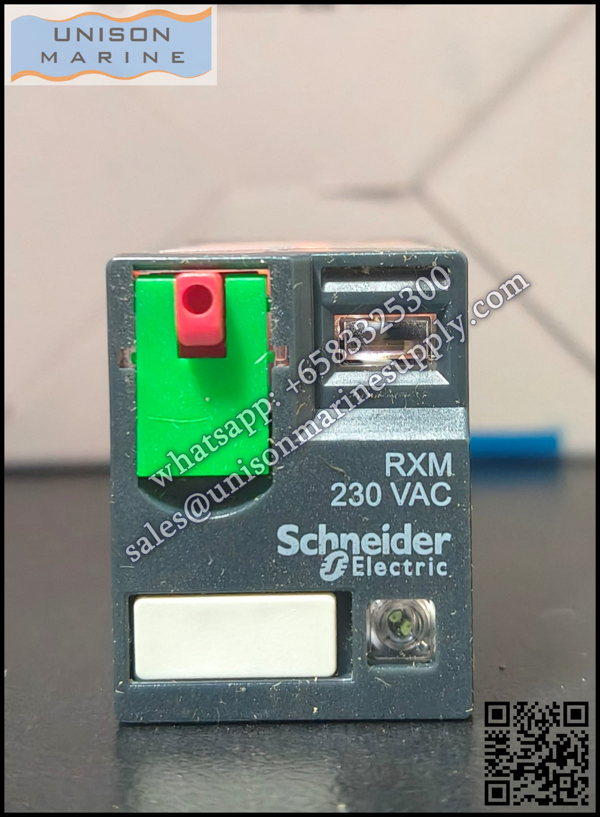 Schneider Harmony Timer Relays:RXM2AB2P7, 4C/O 230Vac