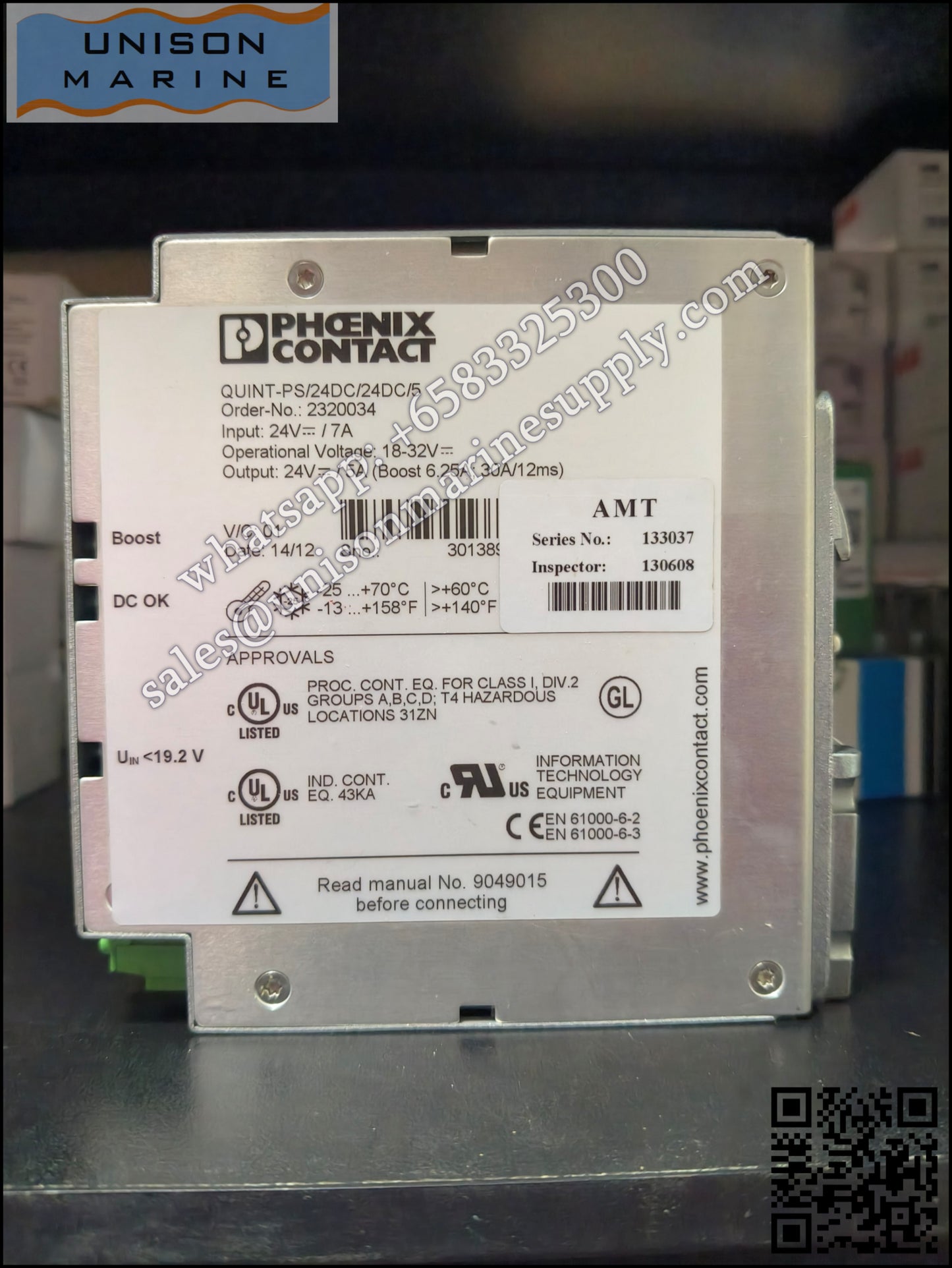 Phoenix Contact DIN Rail Power Supply：QUINT-PS/24DC/24DC/5,2320034