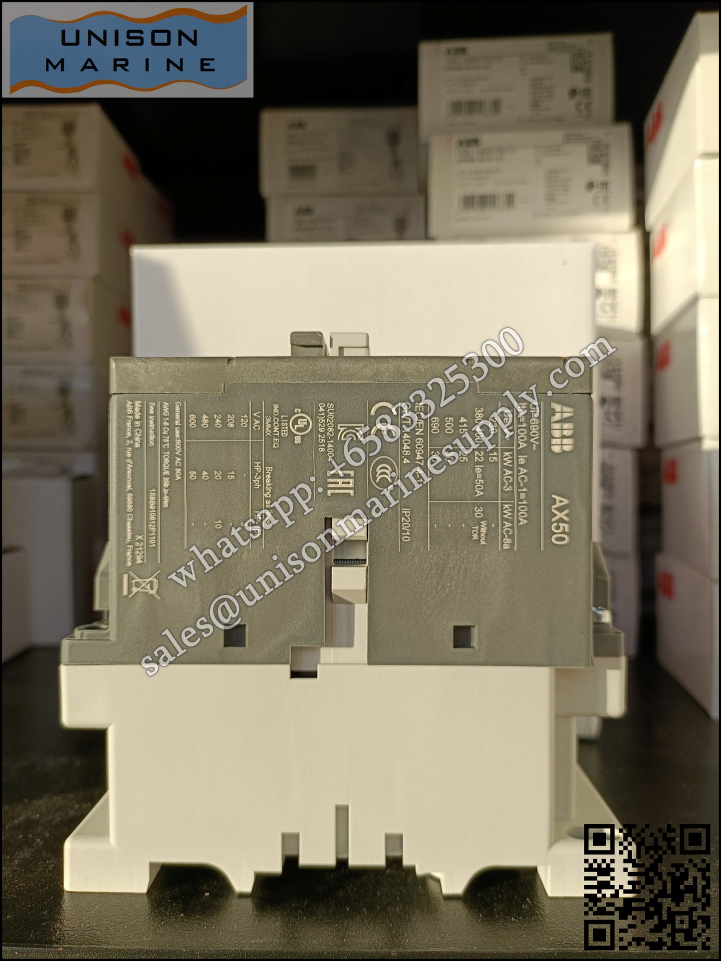 ABB Magnetic Contactors AX Series : AX50-30-11-85*380-400V50Hz/400-415V60Hz,1SBL351074R8511