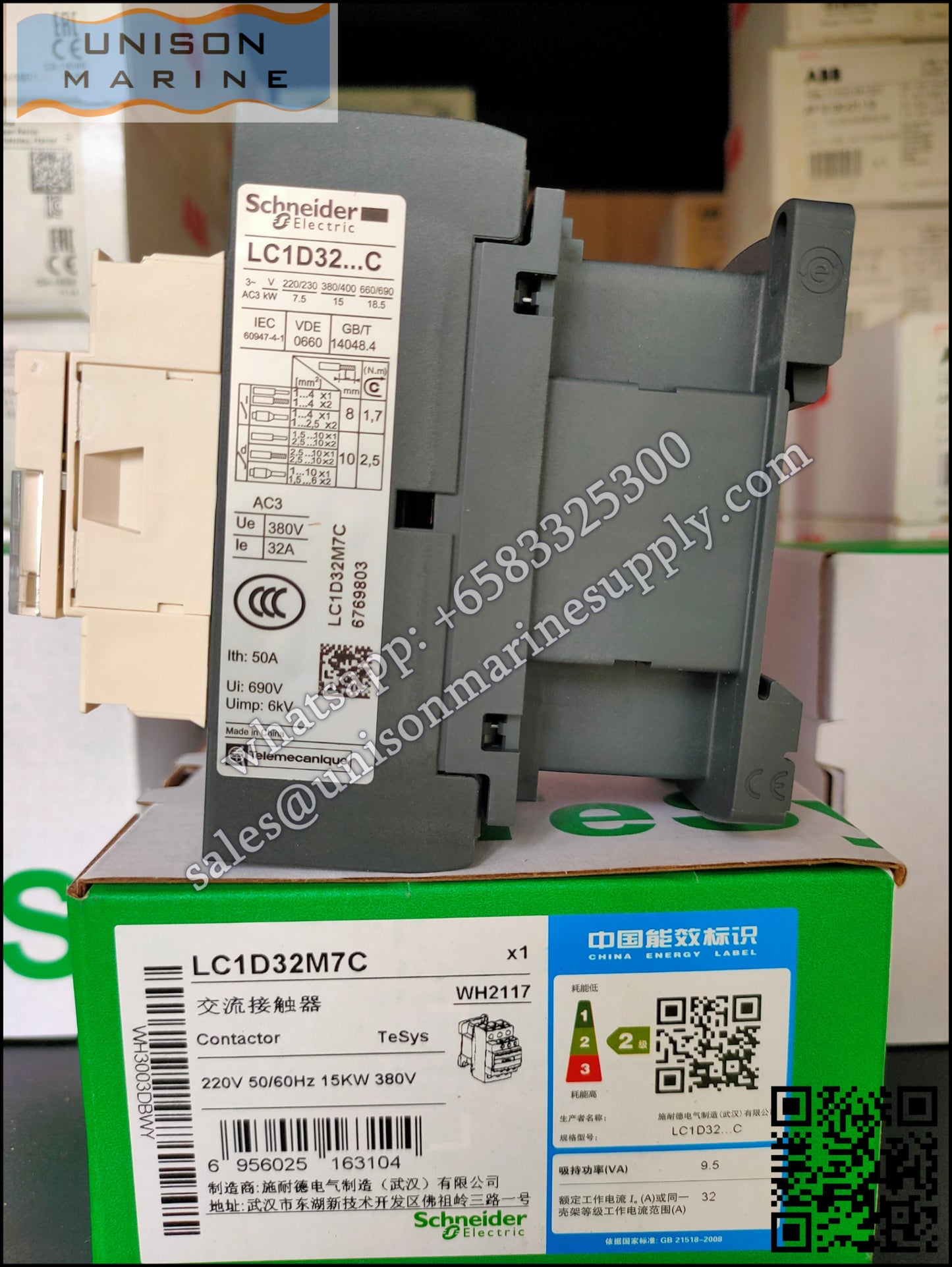 Schneider TeSys Deca Contactors : LC1D32M7C