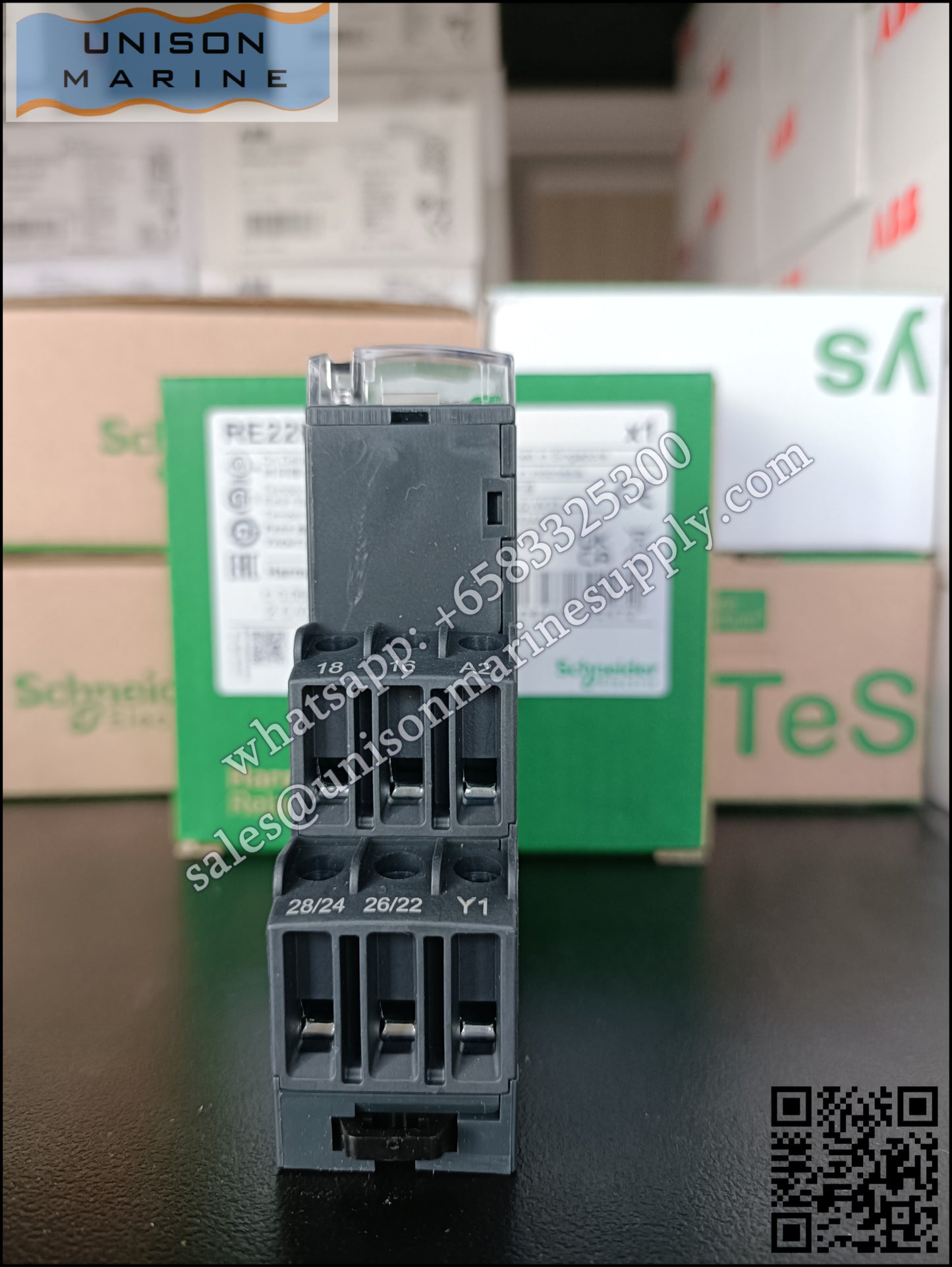 Schneider Harmony Timer Relays: RE22R2AMR,On and Off-delay timing relay,24~240V
