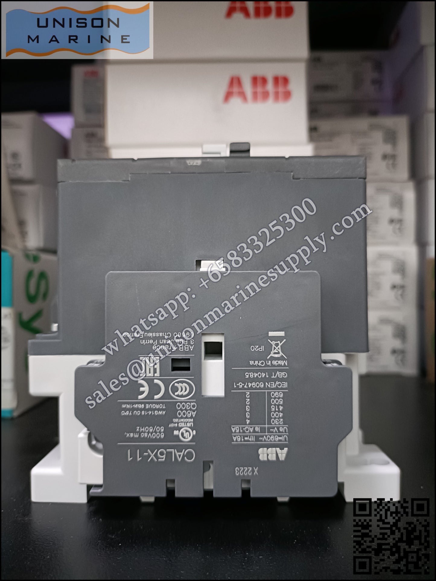 ABB Magnetic Contactors AX Series : AX65-30-11-80*220-230V50Hz/230-240V60Hz,1SBL371074R8011