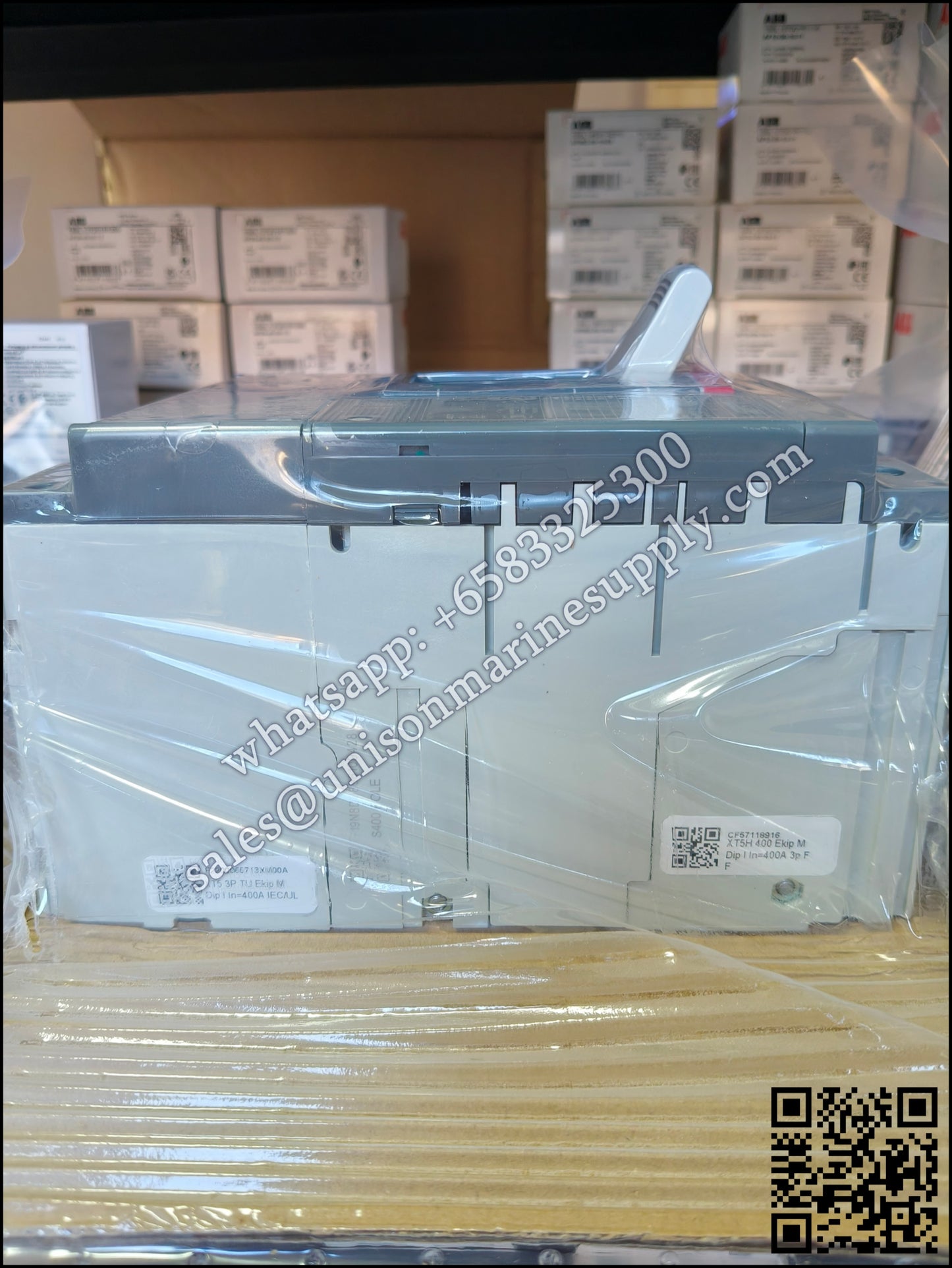 ABB SACE Tmax XT Circuit Breakers: XT5H 400 Ekip M Dip I In=400A 3p F F,1SDA100504R1