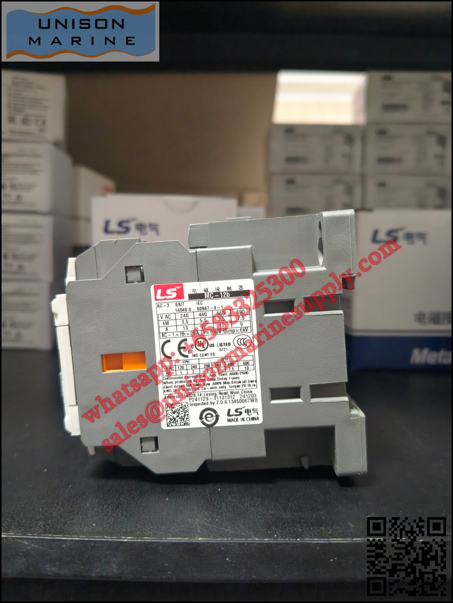 LS ELECTRIC - Contactor MC-12b 220VAC 1A1B