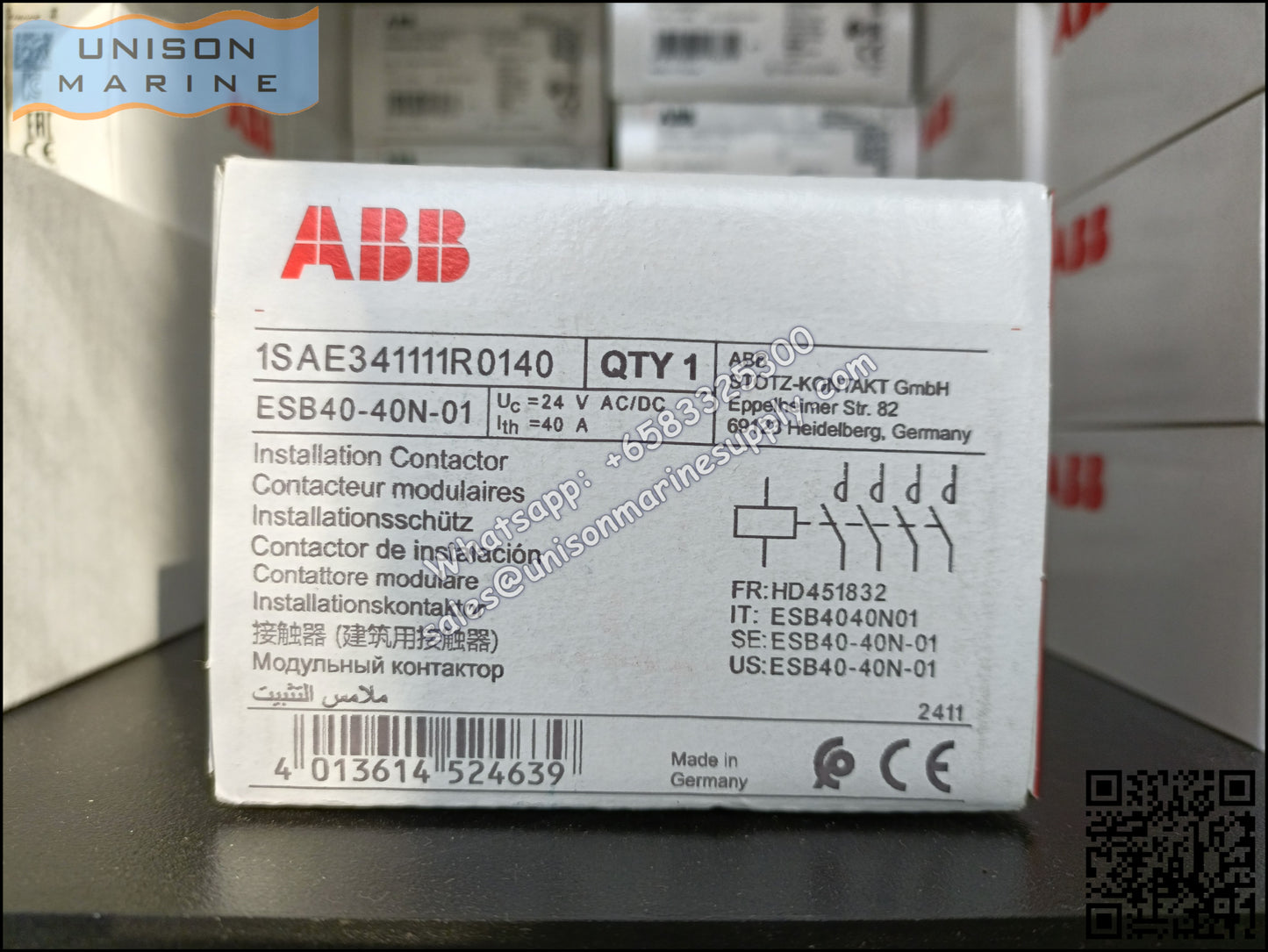 ABB Installation contactors ESB Series ESB40-40N