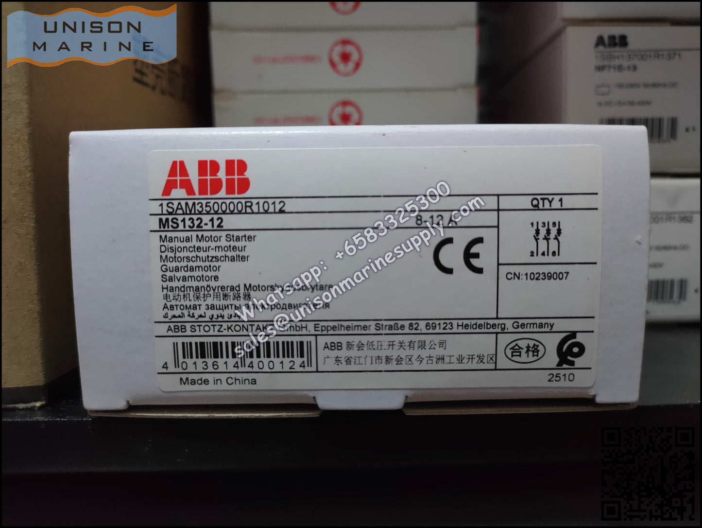 ABB Manual Motor Starter MS132-12 1SAM350000R1012