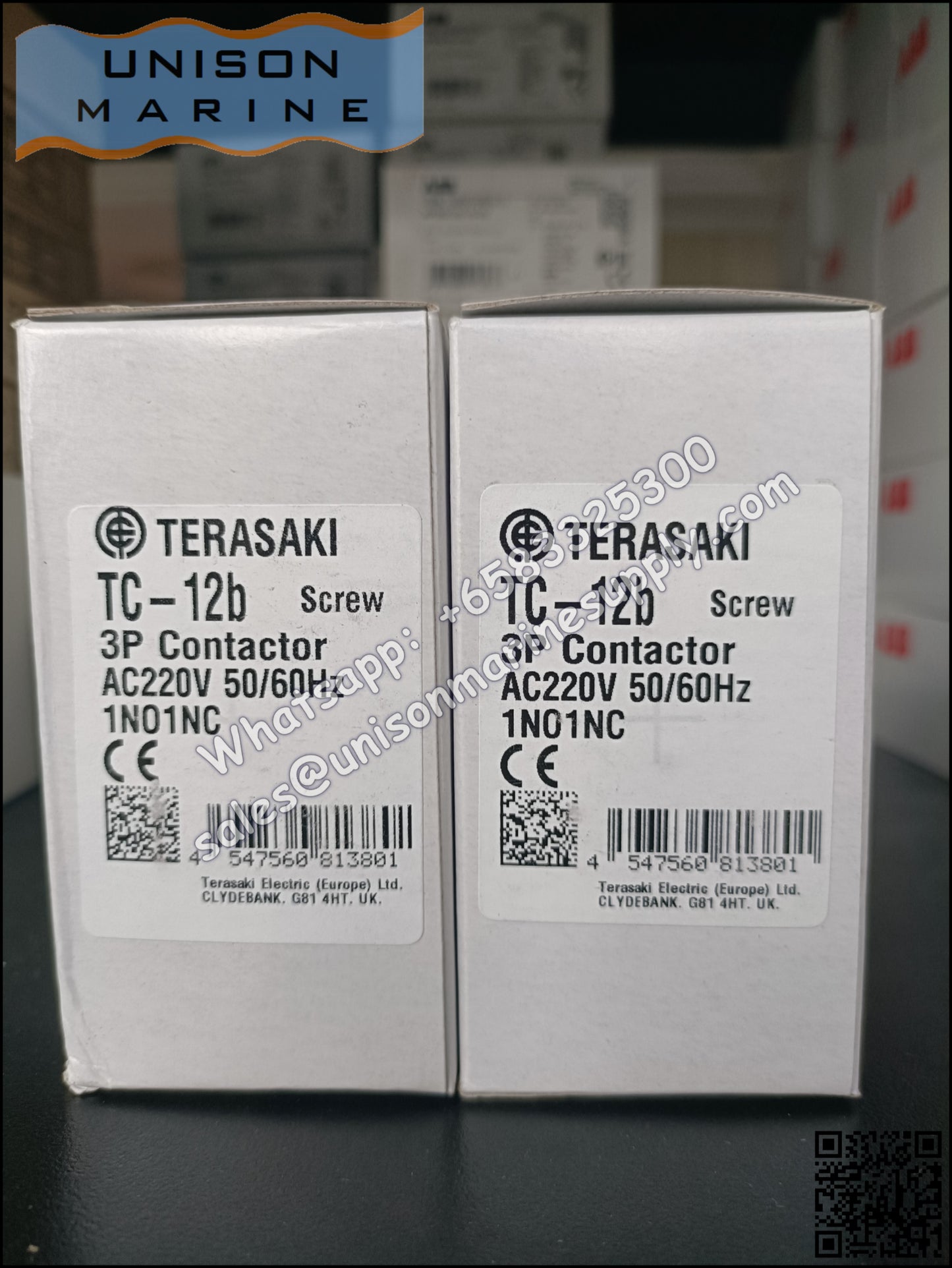 TERASAKI Marine Magnetic Contactors，TC-12b