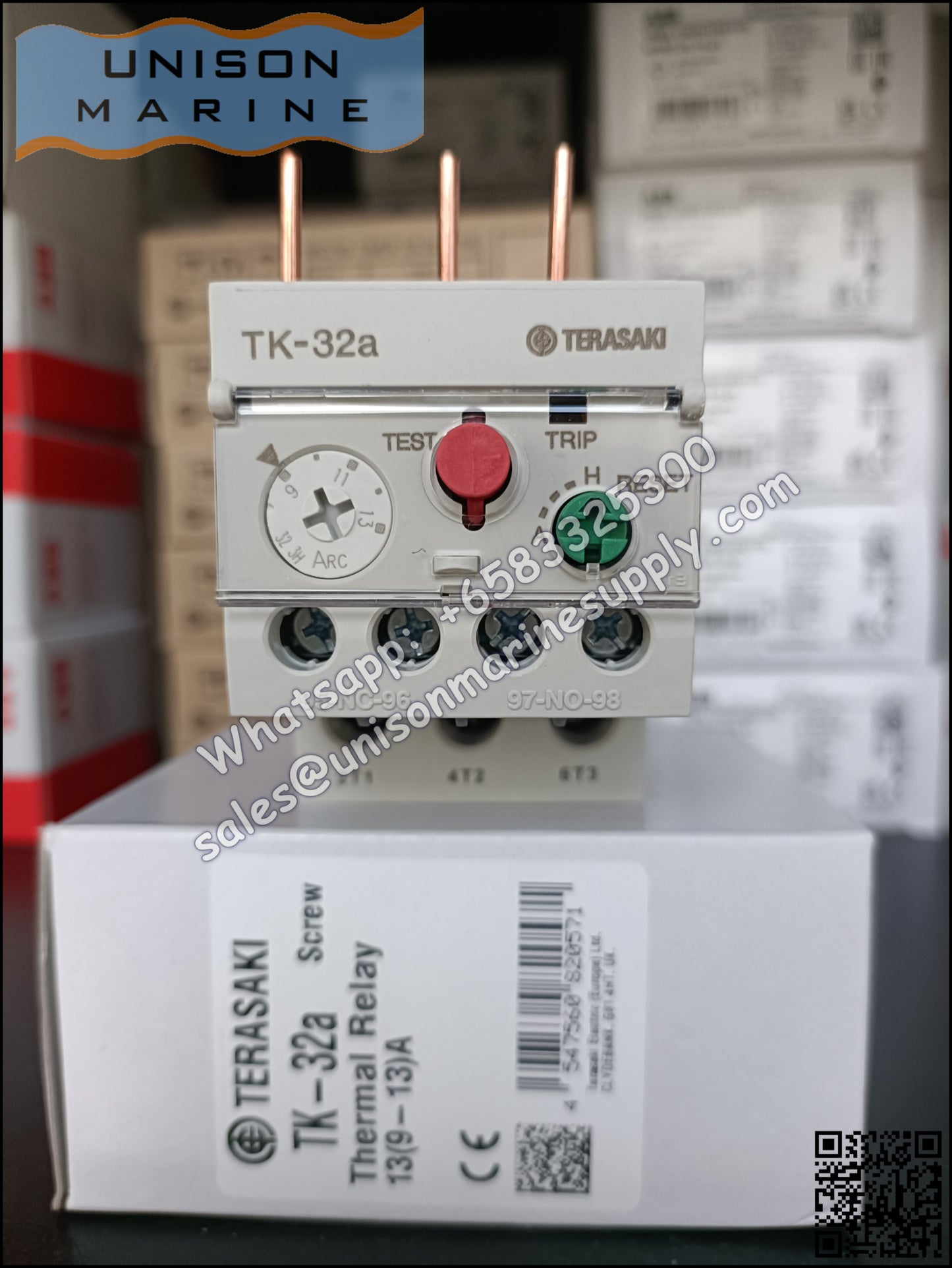 Terasaki Marine Thermal Overload Relay TK-32A （9-13A）