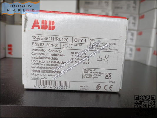 ABB Installation contactors ESB Series ESB63-20N