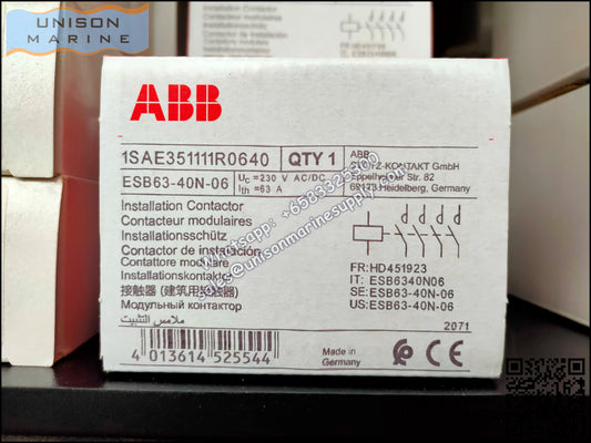ABB Installation contactors ESB Series ESB63-40N