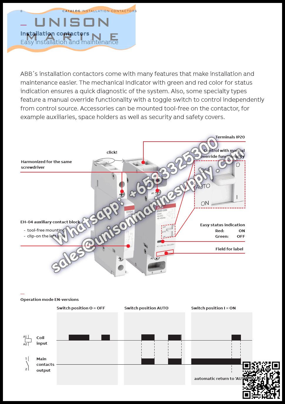 ABB Installation contactors ESB Series ESB16-11N