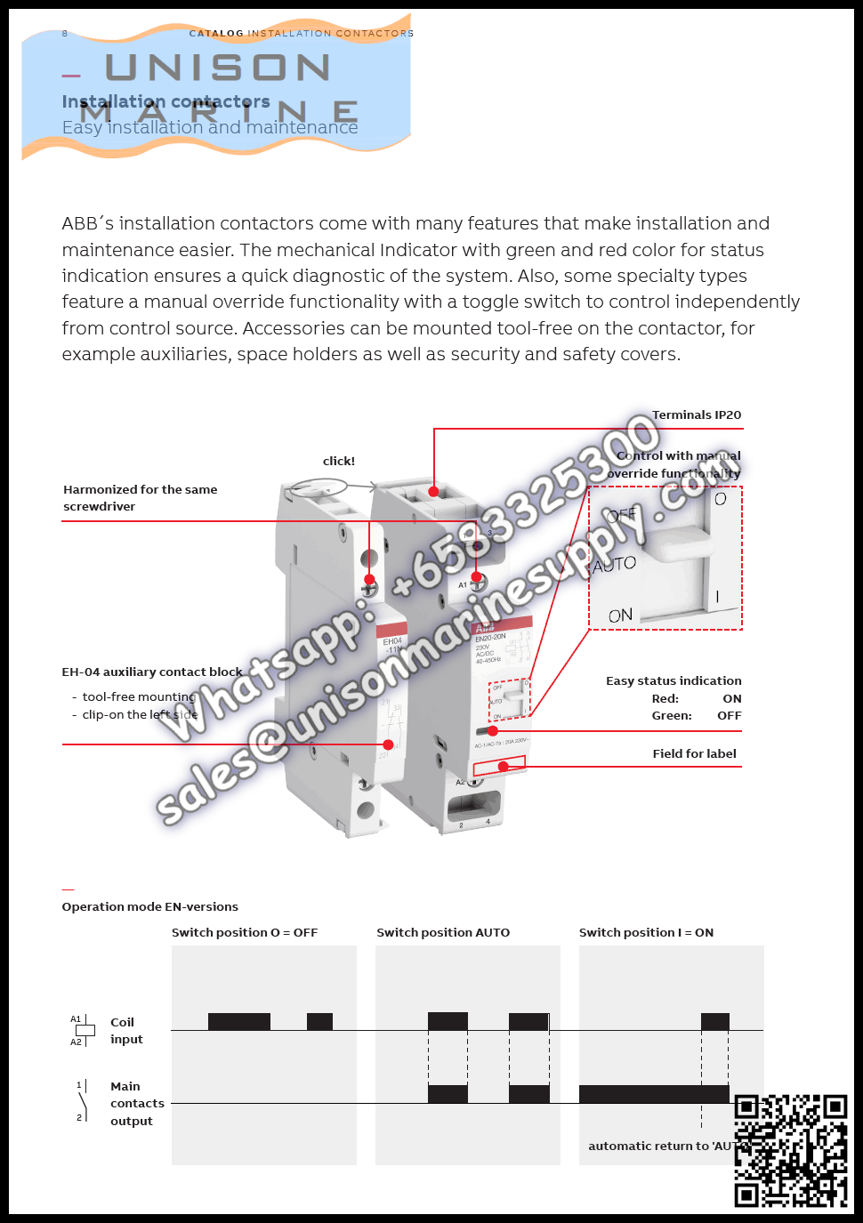 ABB Installation contactors ESB Series ESB100-40N