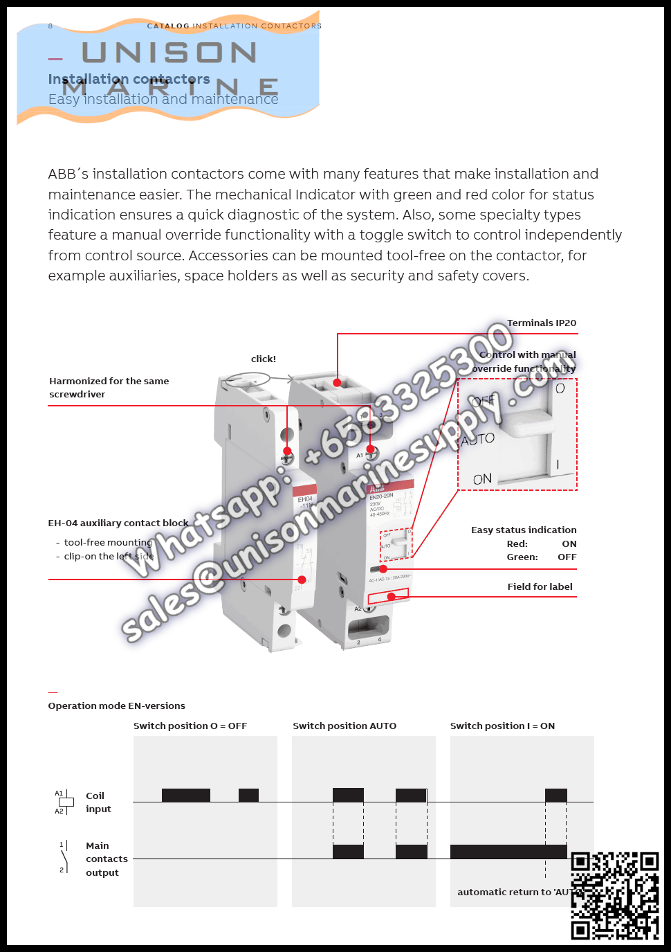 ABB Installation Contactors ESB Series ESB25 31N 01 Unison Marine Supply Abb installation contactors esb series esb25 31n 01 unison marine supply