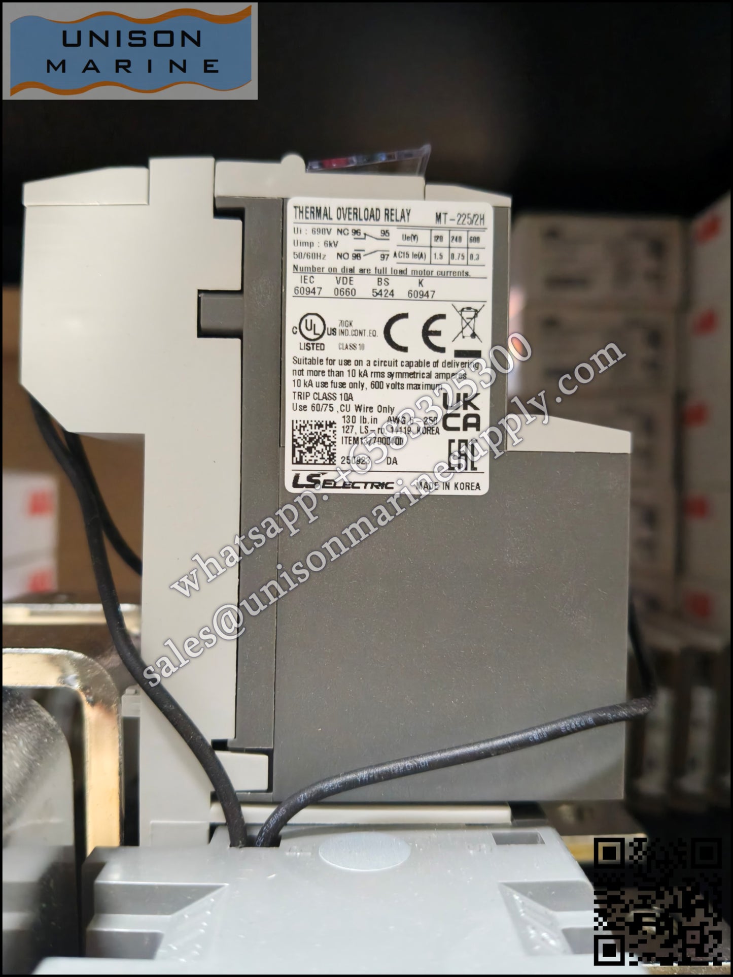 LS ELECTRIC - Thermal overload relay MT-225/2H