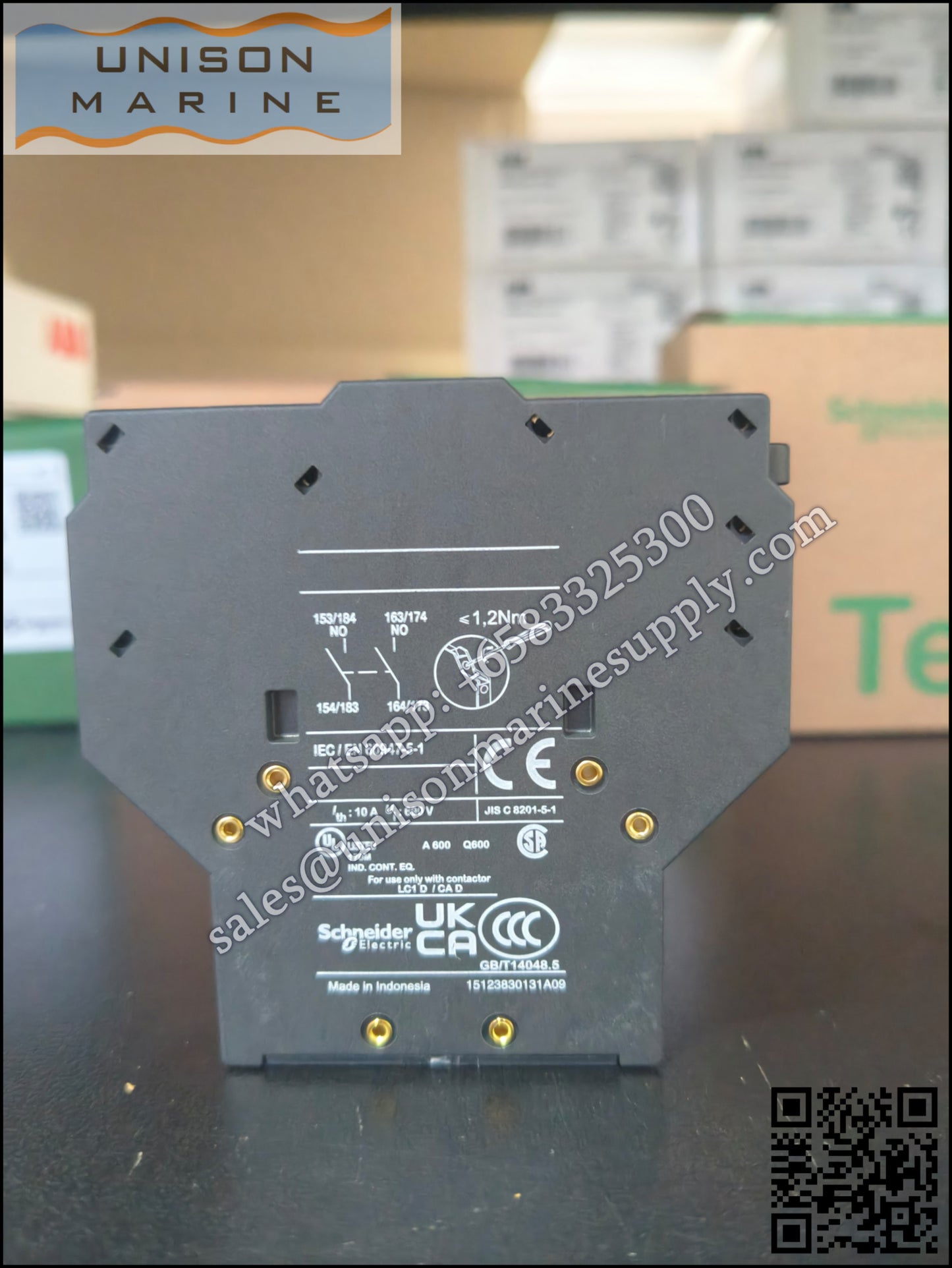 Schneider Auxiliary contact block TeSys Deca, LAD8N20 2NO