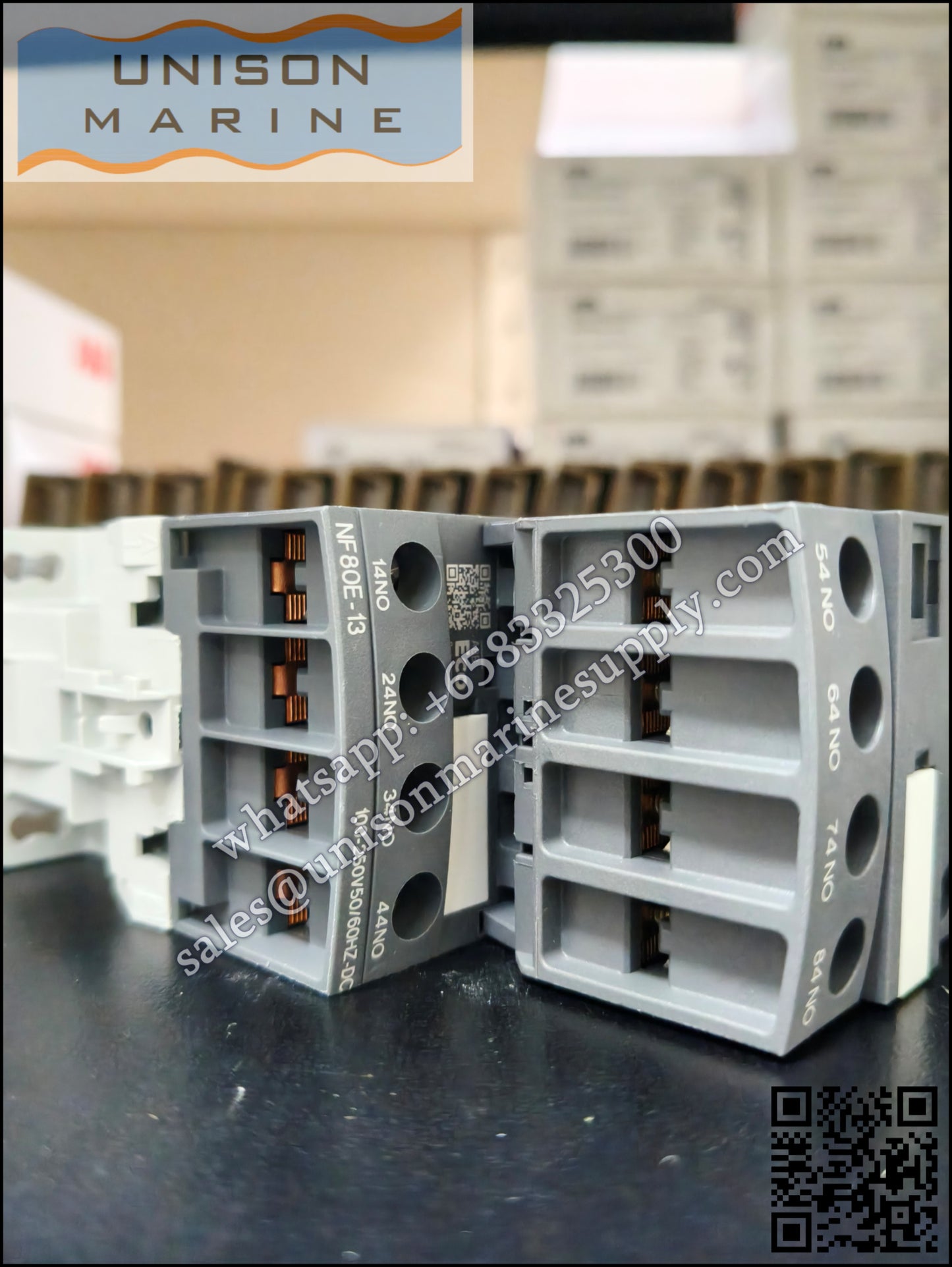 ABB Magnetic Contactors Relay :   NF80E-13 100-250V50/60HZ-DC, 1SBH137001R1380