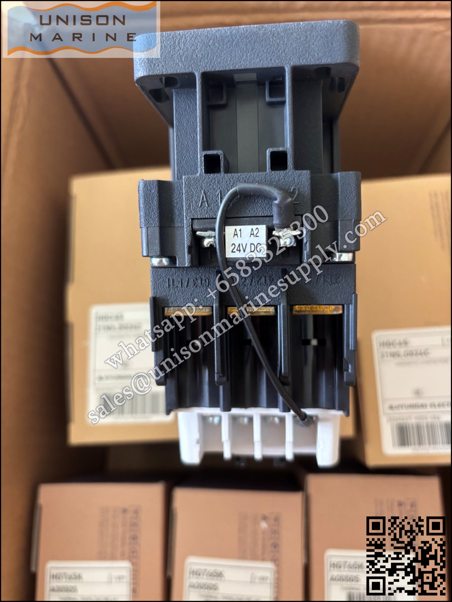 Hyundai Marine Magnetic Contactors HGC65 21NS, D024C