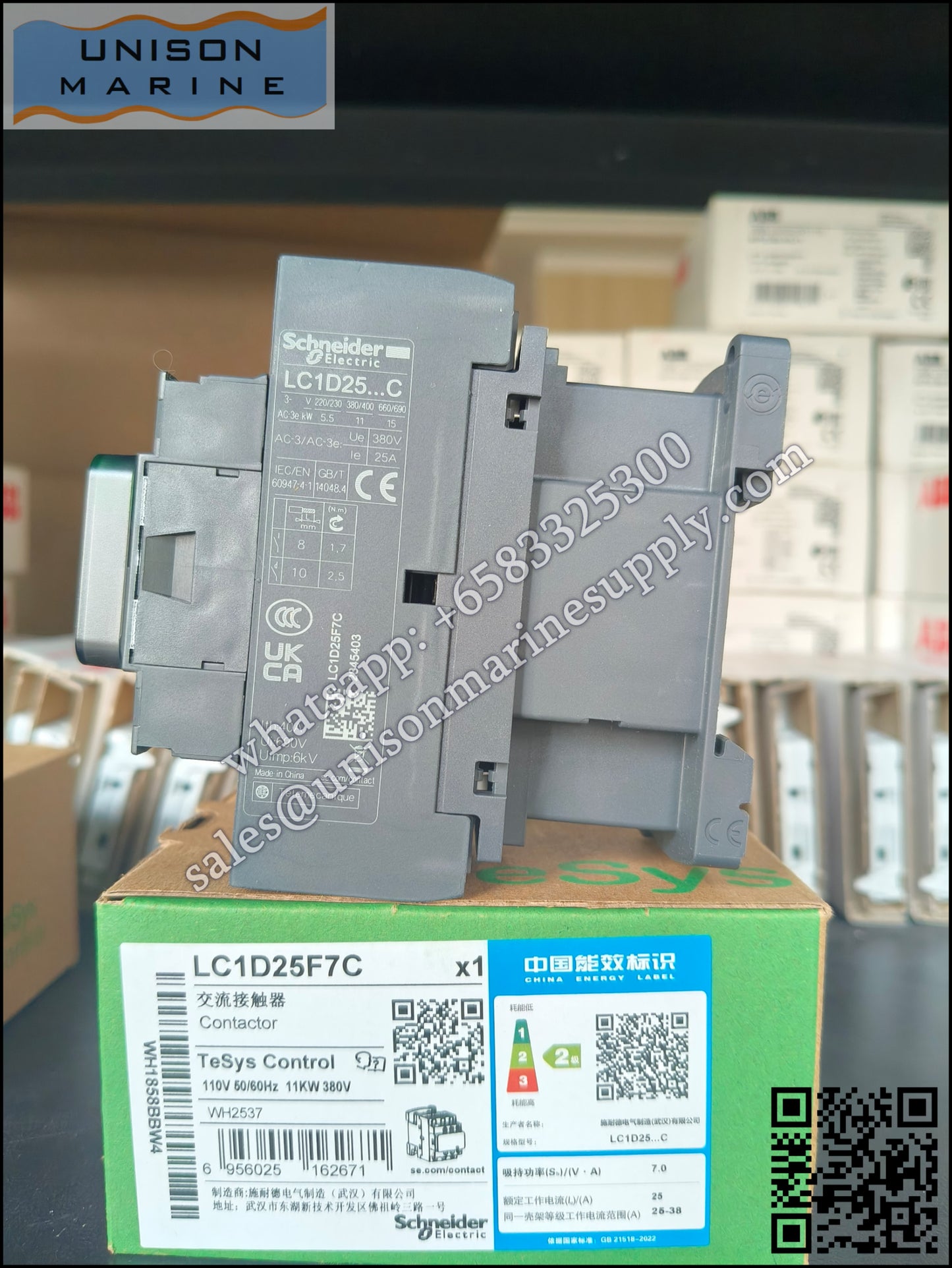 Schneider TeSys Deca Contactors : LC1D25F7C