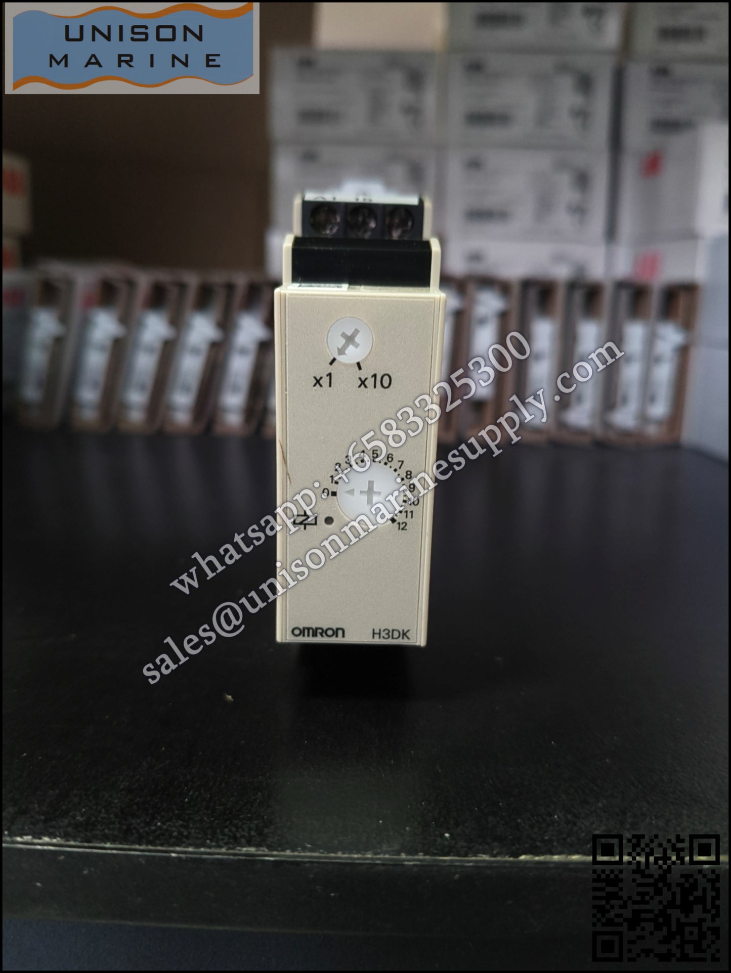 Omron DIN Rail Timer Relay: H3DK-HDL AC200-240V
