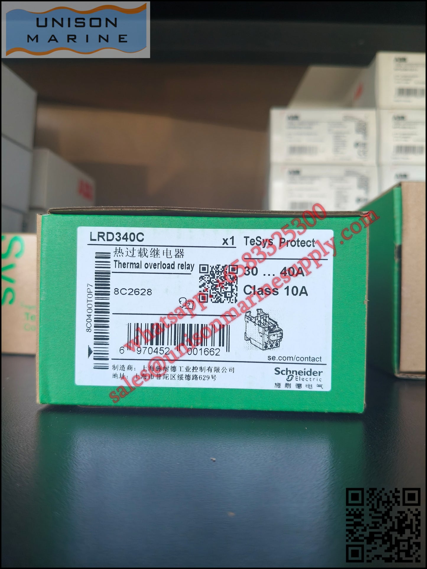 Schneider TeSys Deca Thermal overload relay: LRD340C, 30 to 40A