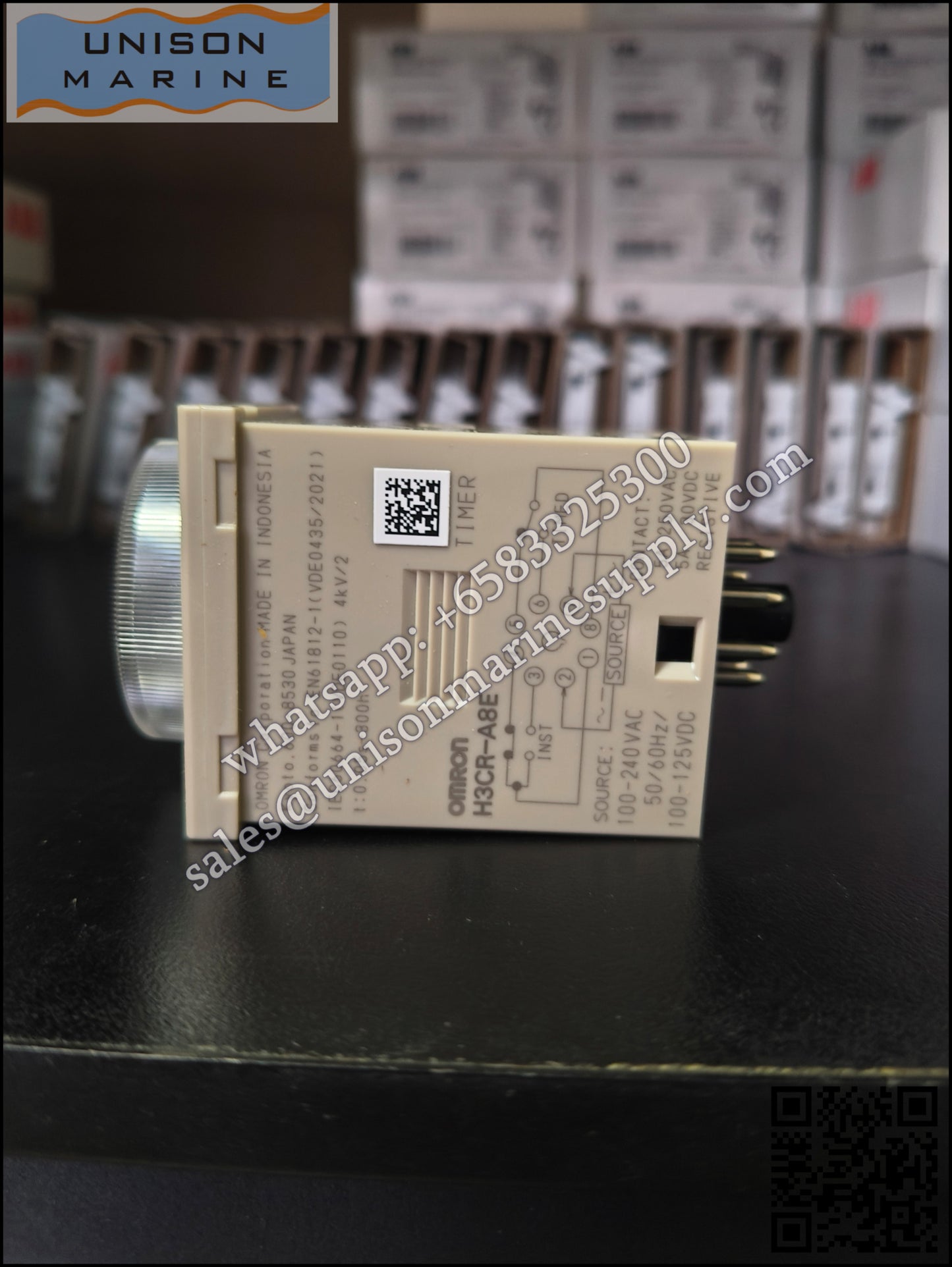 Omron Solid-state Timer: H3CR-A8E, 1.2s to 300h/100 to 240VAC