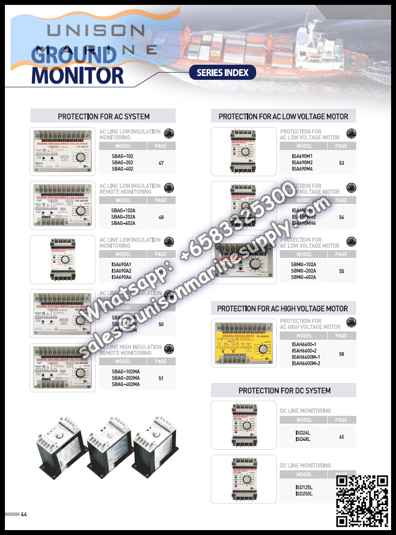 Westronics (LUXCO) Marine Insulation Monitor : ISA690A1