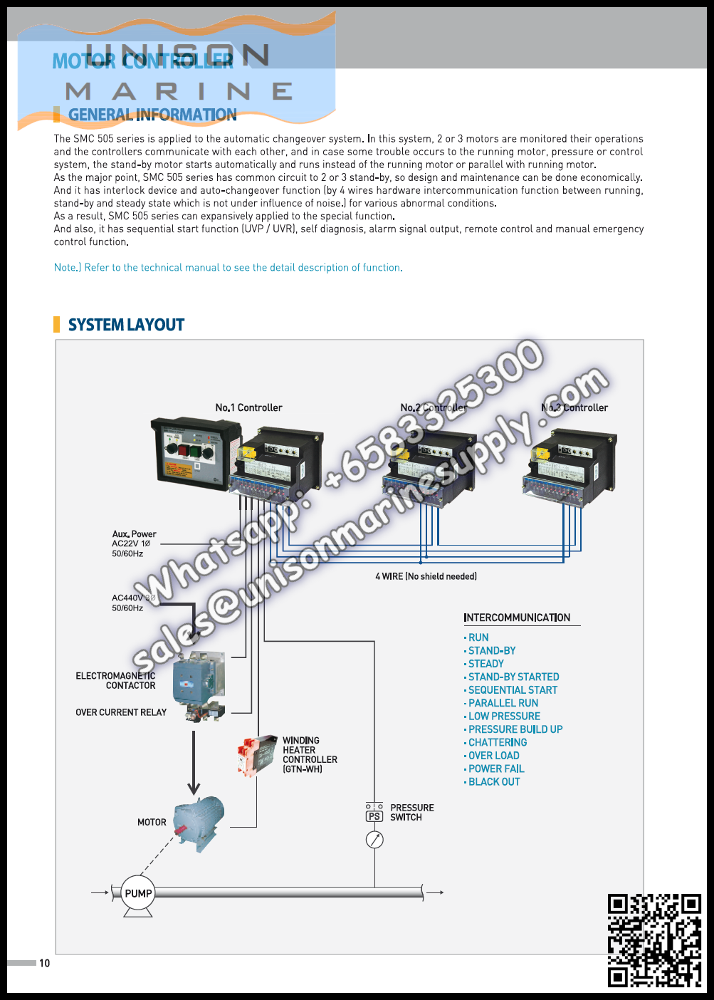 Westronics（LUXCO）Marine motor controller : SMC-501