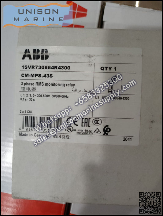 ABB multifunctional three-phase monitoring relays CM-MPS.43S / CM-MPS.43P