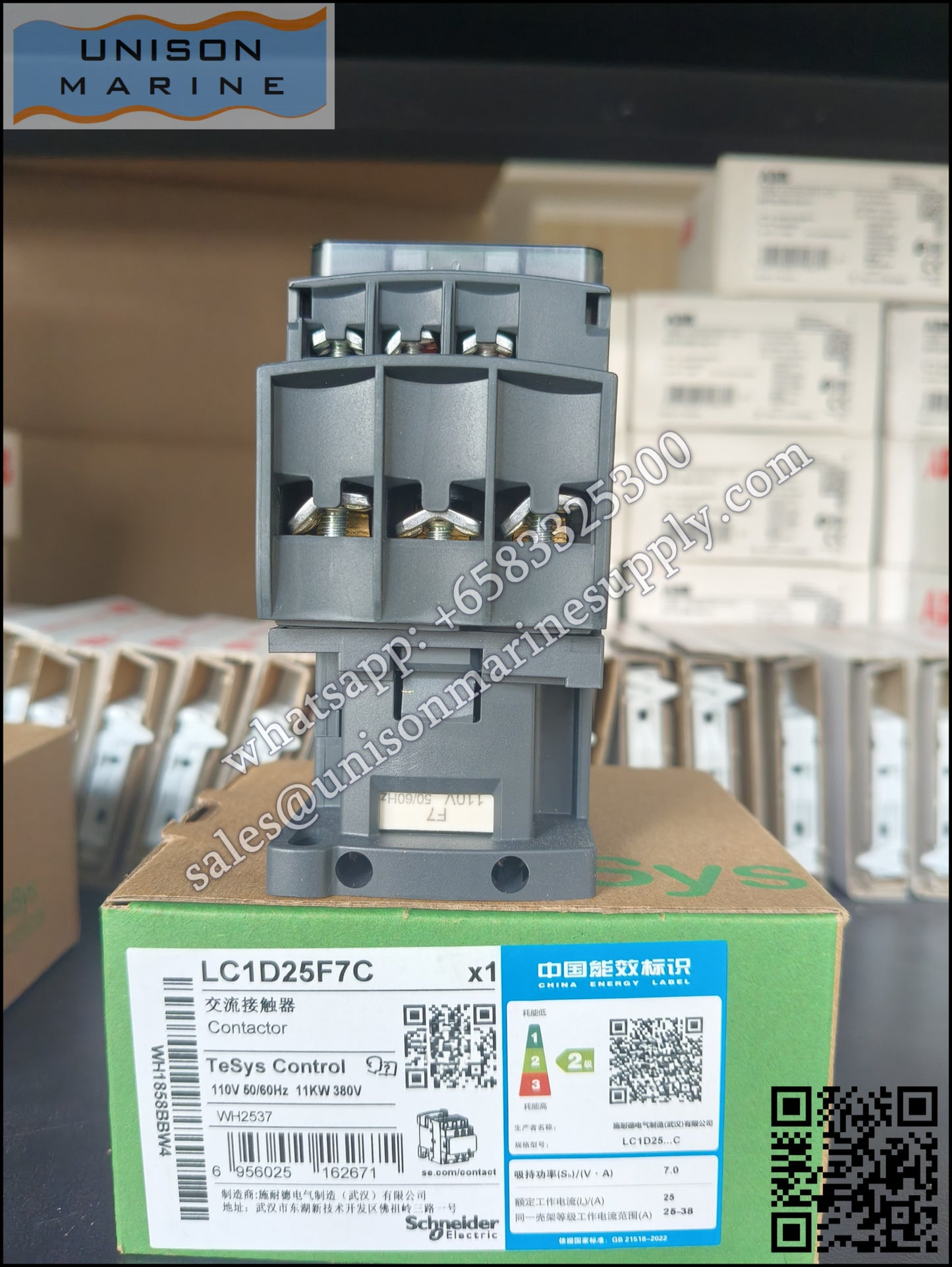 Schneider TeSys Deca Contactors : LC1D25F7C