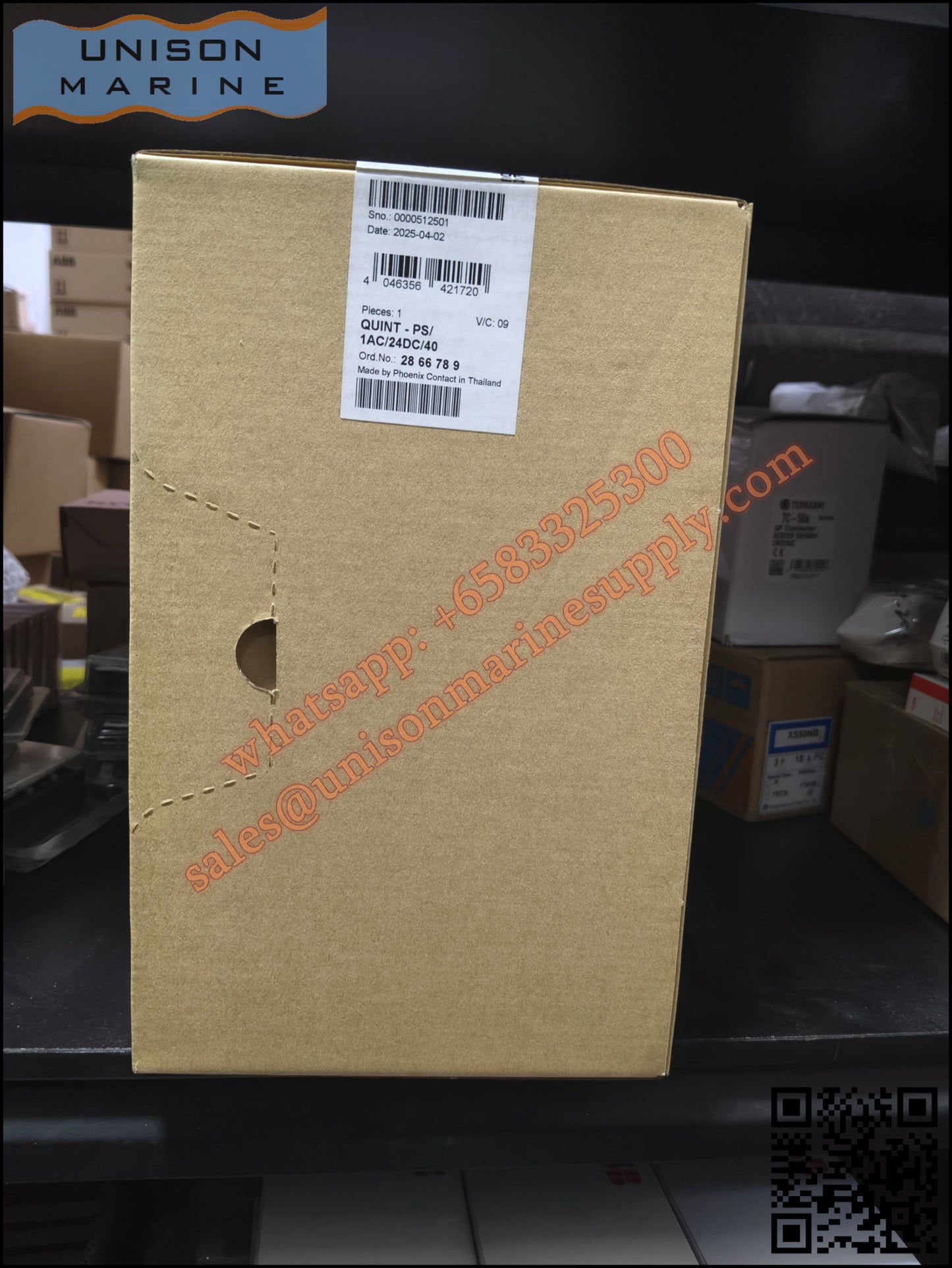 Phoenix Contact DIN Rail Power Supply：QUINT-PS/1AC/24DC/40 ,2866789