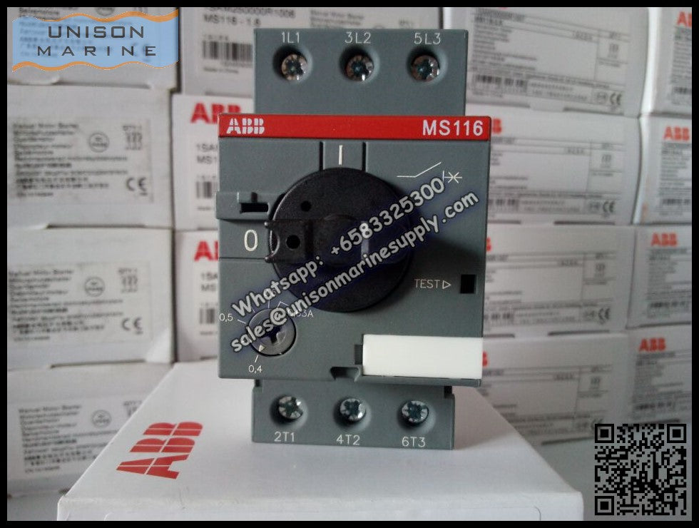 ABB Manual Motor Starter MS116-0.63 1SAM250000R1004