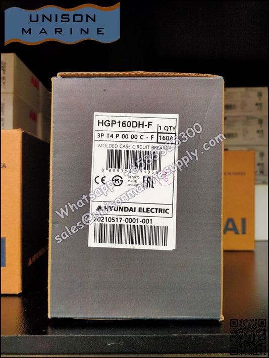 Hyundai Marine Circuit Breaker (MCCB) - HGP160DH 3P Fixed / Plug-in Type