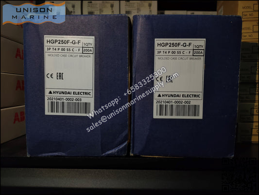 Hyundai Marine Circuit Breaker (MCCB) - HGP250F 3P Fixed / Plug-in Type