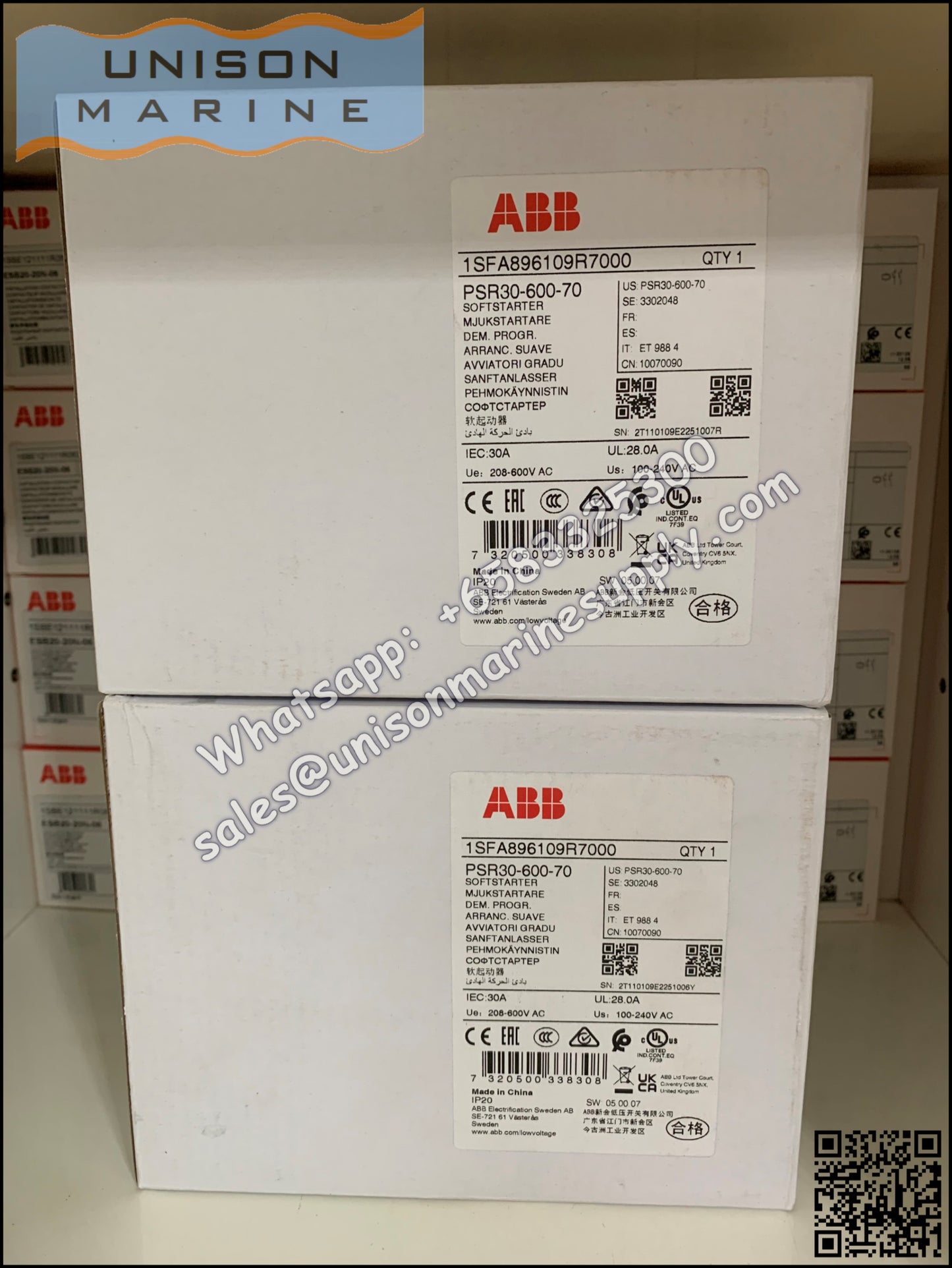 ABB PSR Softstarter PSR30-600-70 / PSR30-600-11