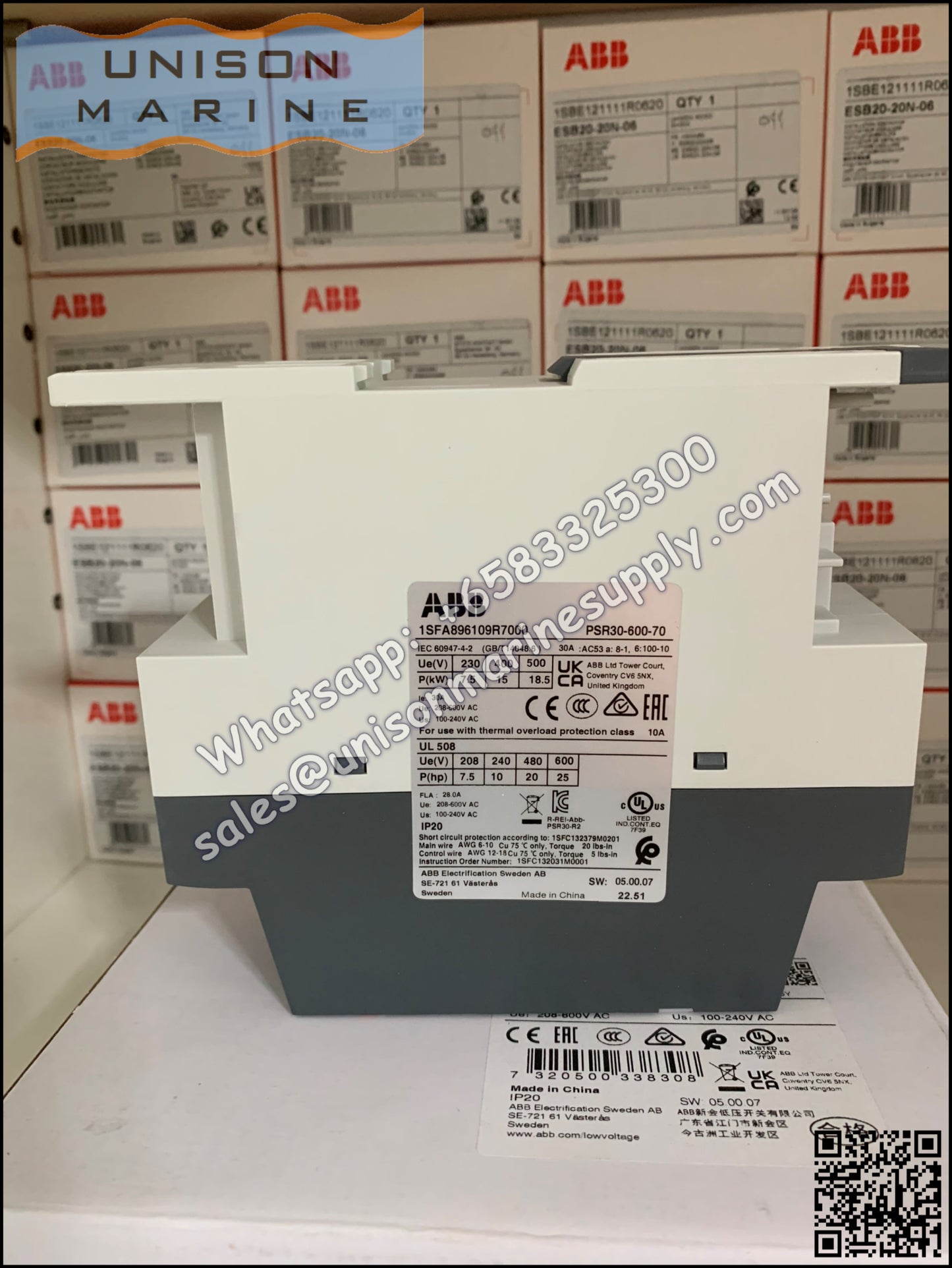 ABB PSR Softstarter PSR30-600-70 / PSR30-600-11