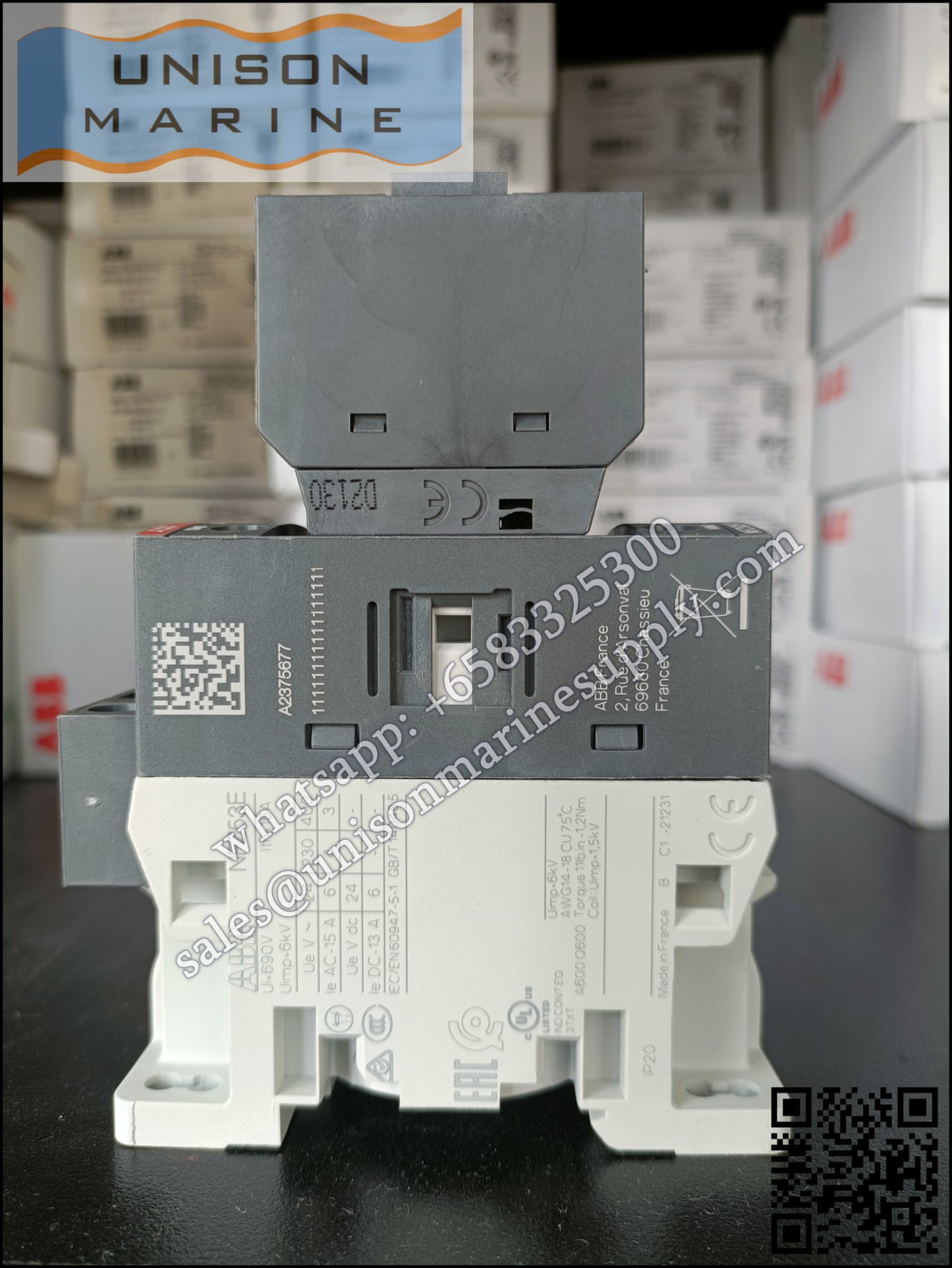 ABB Magnetic Contactors Relay : NF31E-11 24-60V50/60HZ 20-60VDC, 1SBH137001R1131