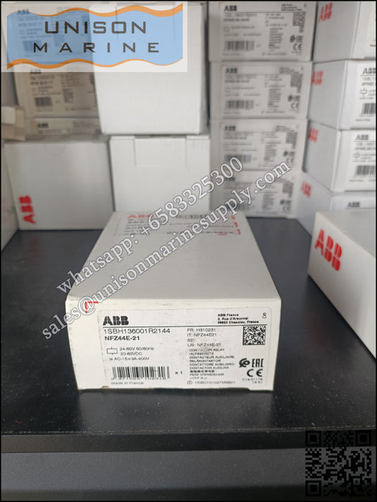 ABB Magnetic Contactors Relay :  NFZ44E-21 24-60V50/60HZ 20-60VDC , 1SBH136001R2144